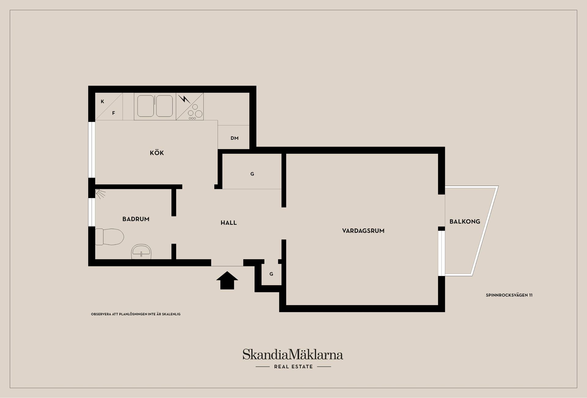 Bostadsrätt, Spinnrocksvägen 11, Brommaplan, Stockholm