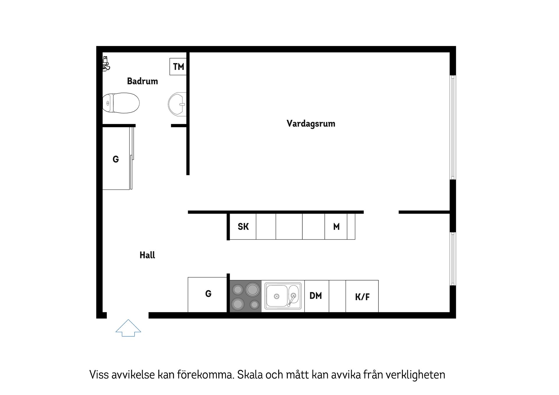 Bostadsrätt, Östhammarsgatan 67, 2 tr, Gärdet, Stockholm