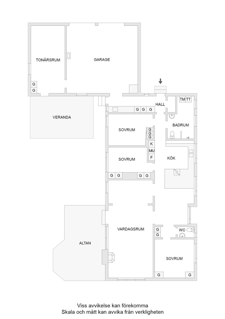 Villa, Mörtgatan 14, Hamre, Västerås