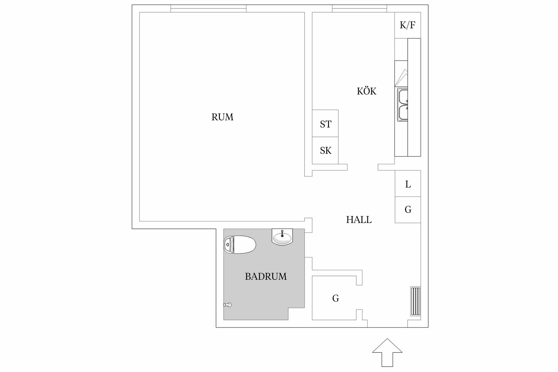 Bostadsrätt, Sjömansgatan 6C, Masthugget, Göteborg