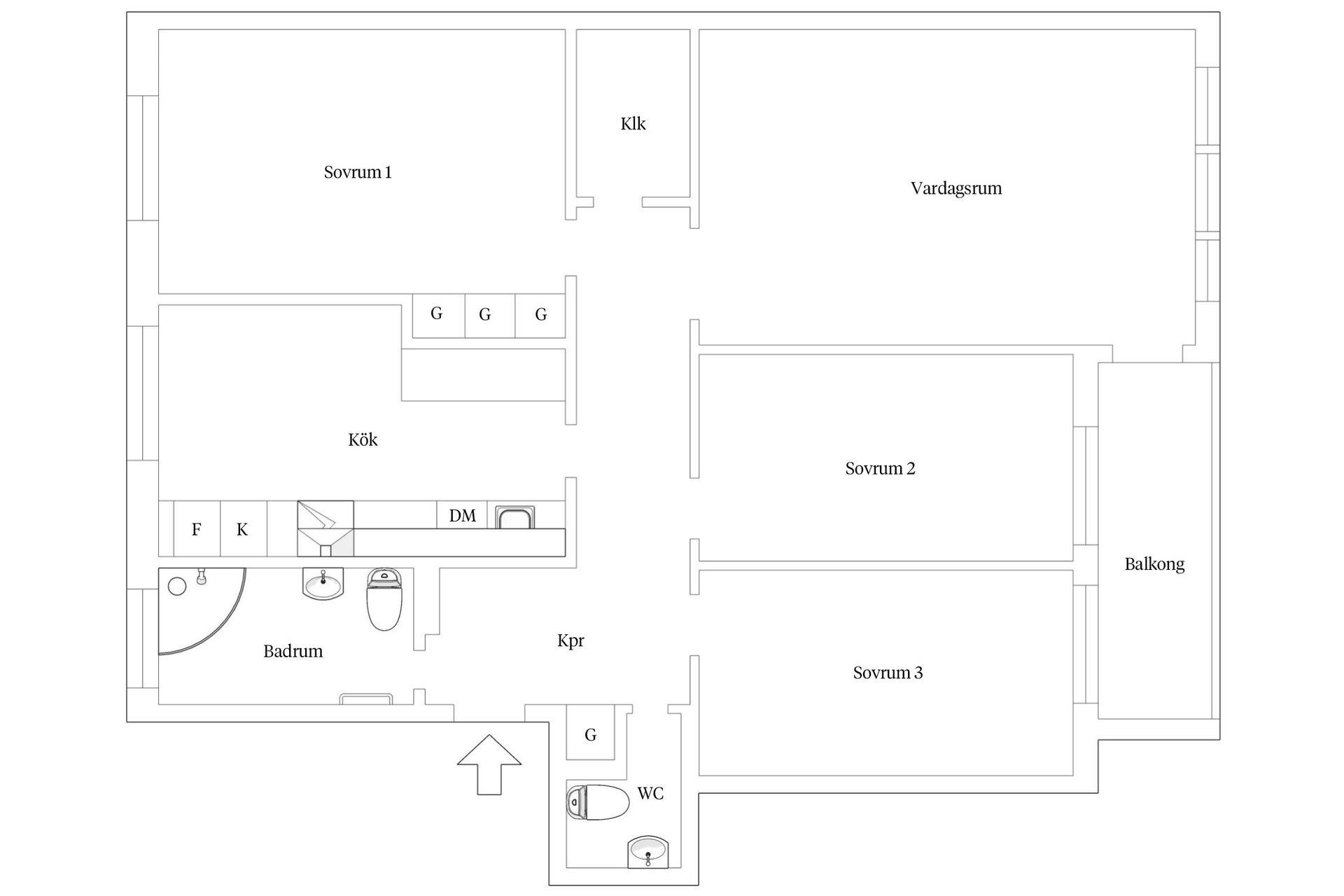 Bostadsrätt, Kronetorpsgatan 92B, Segevång, Malmö