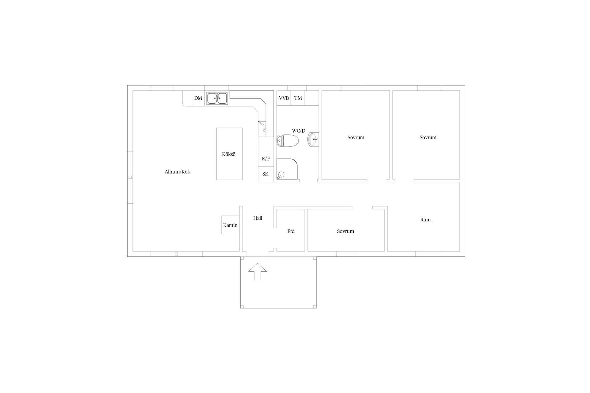 Villa, Baskavägen 6, Gyllebo, Simrishamn