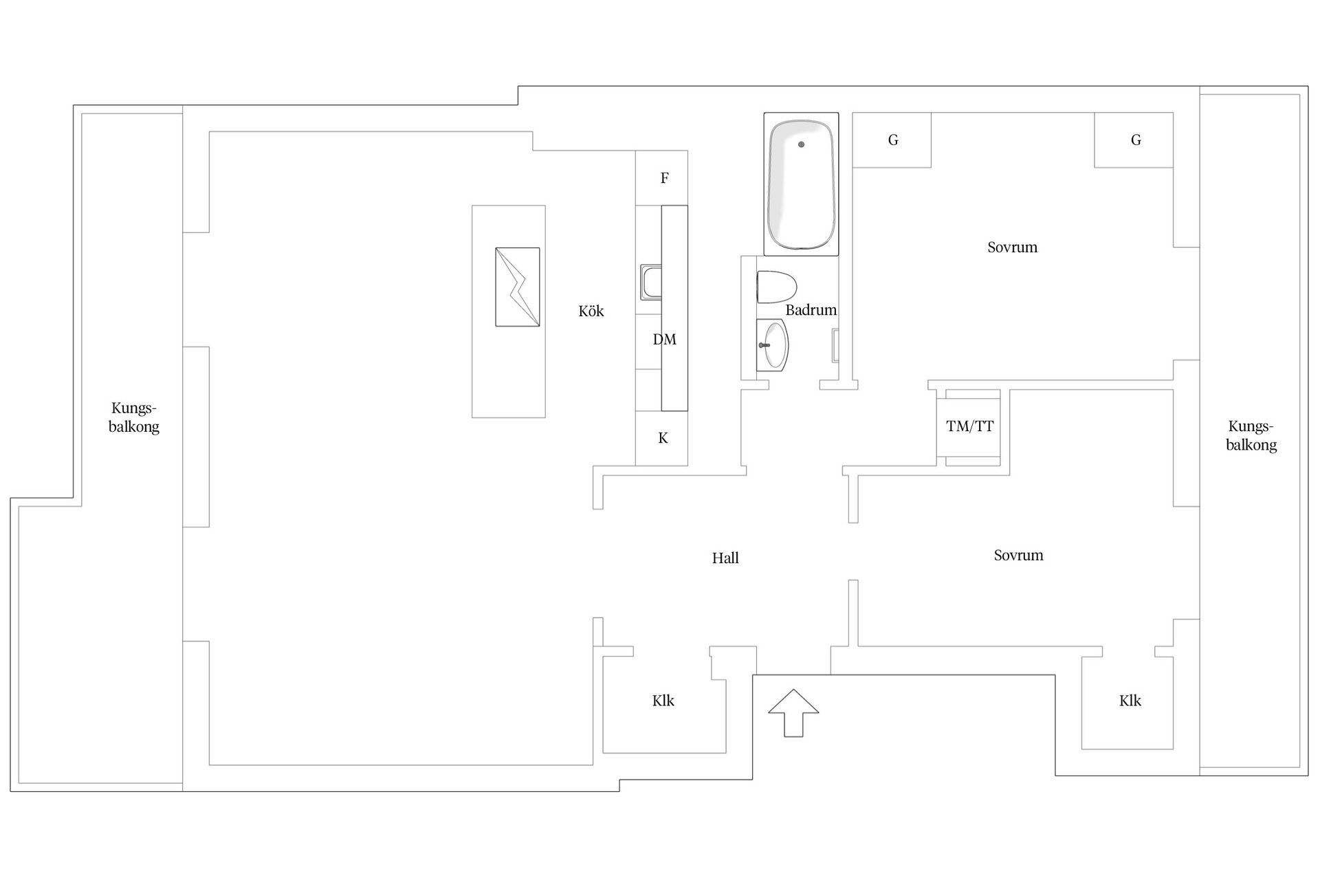 Bostadsrätt, Ringvägen 135, vån 5 av 5, Södermalm Katarina, Stockholm