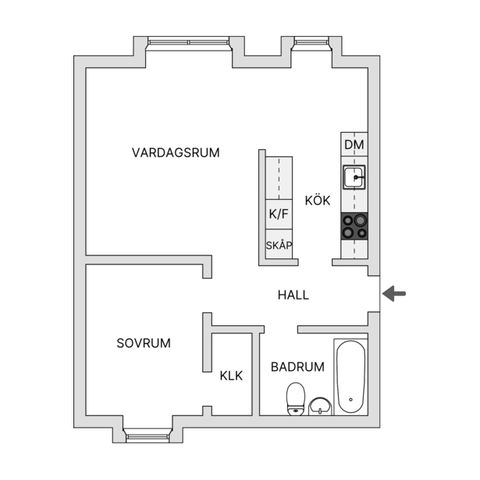 Bostadsrätt, Storgatan 63A, Östersund