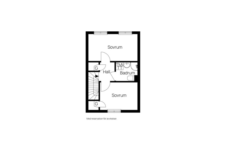 Radhus, Södra allén 33B, Södermalm, Sundsvall