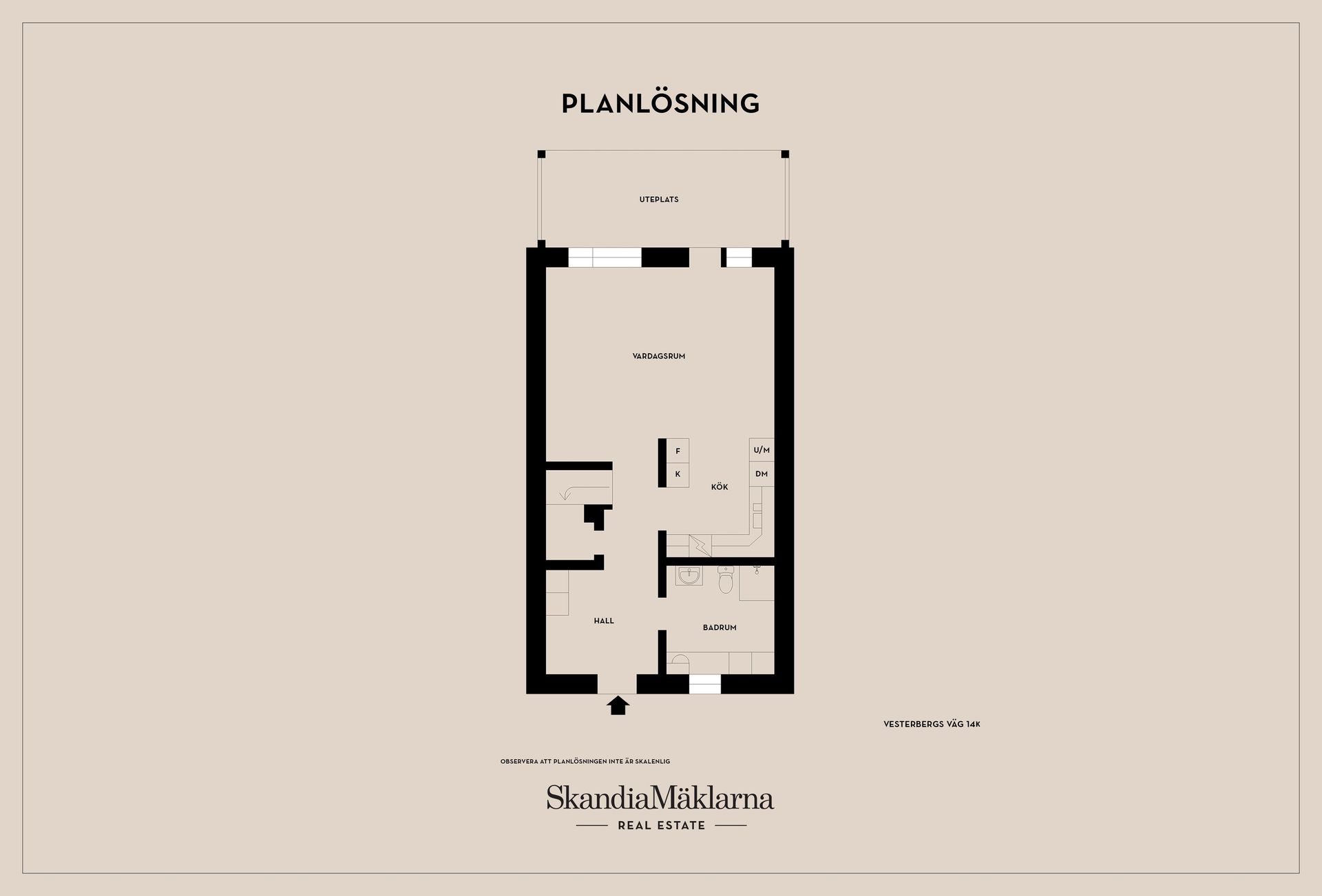 Bostadsrätt, Vesterbergs väg 14K, Mälby, Eskilstuna