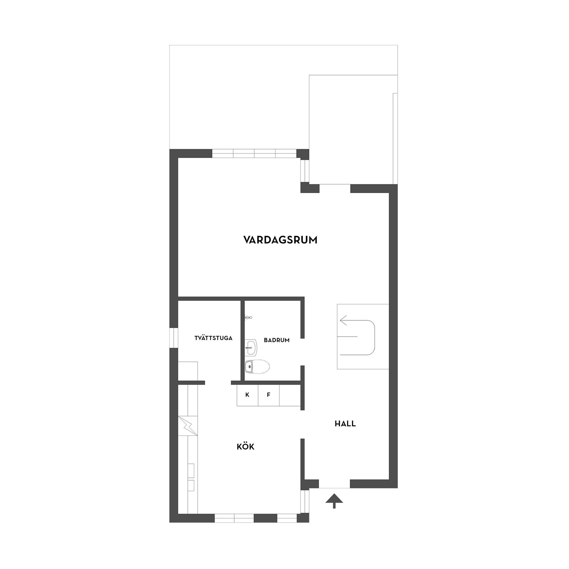 Radhus, Stenvägen 23A, Mariefred, Strängnäs