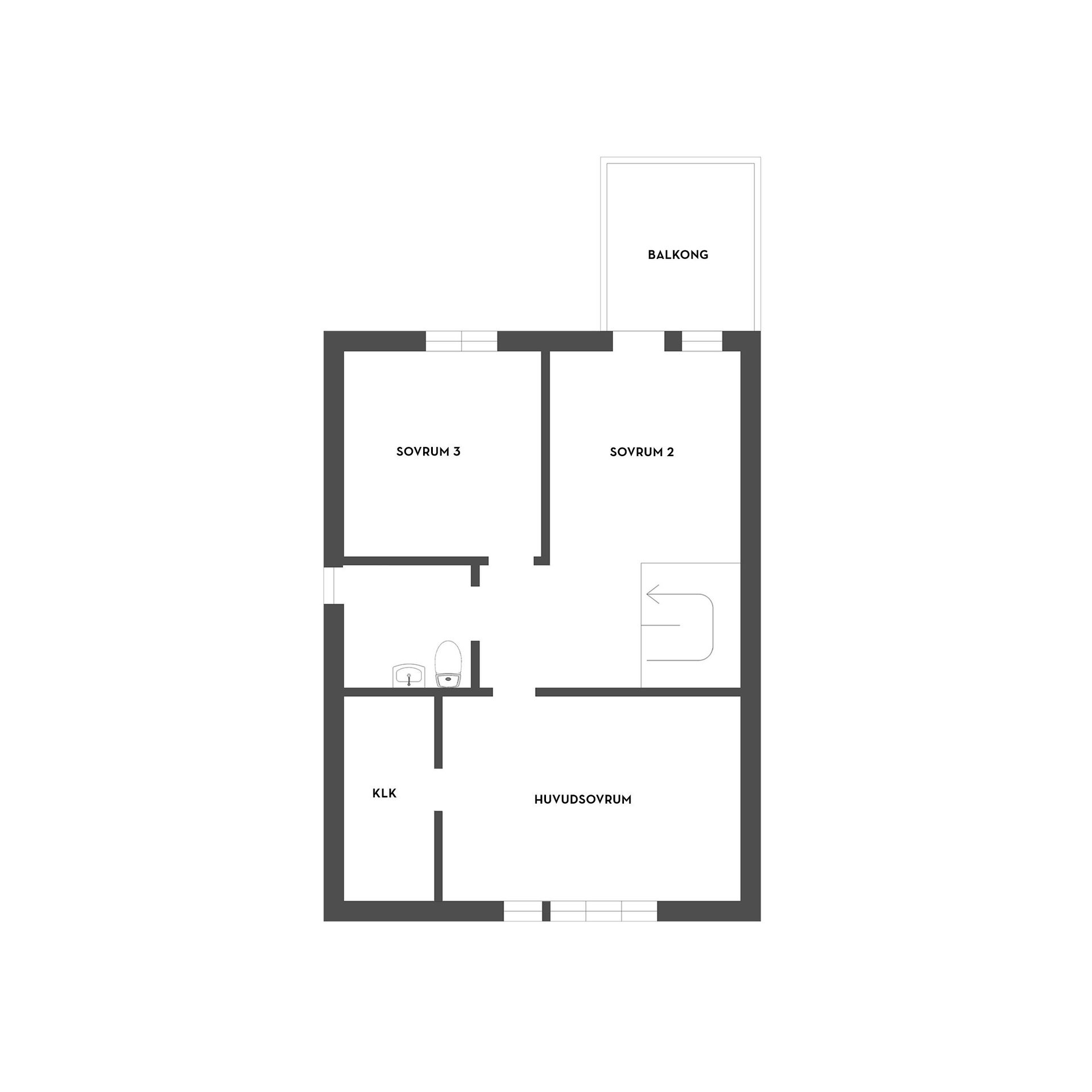 Radhus, Stenvägen 23A, Mariefred, Strängnäs