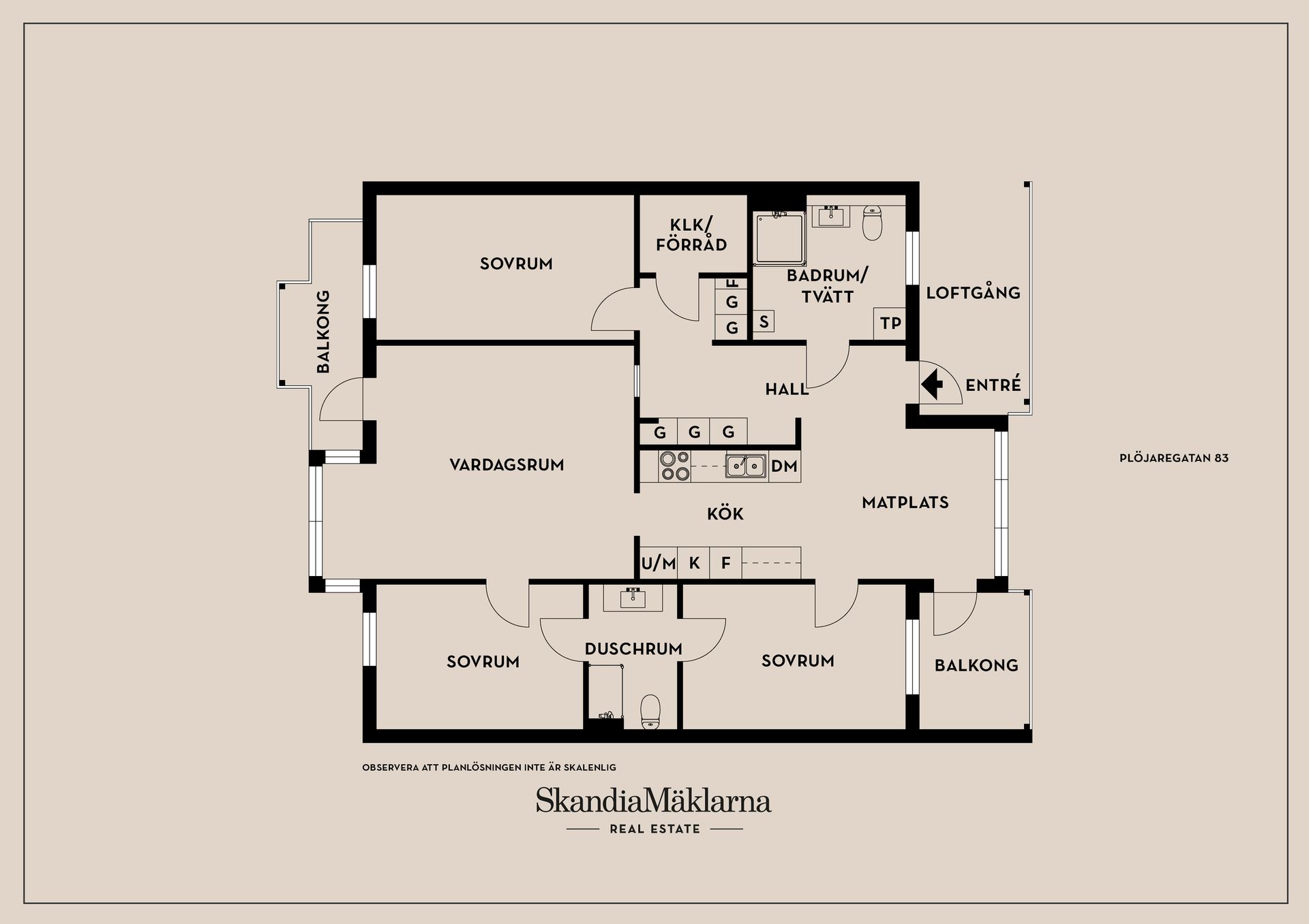 Bostadsrätt, Plöjaregatan 83, Lambohov, Linköping