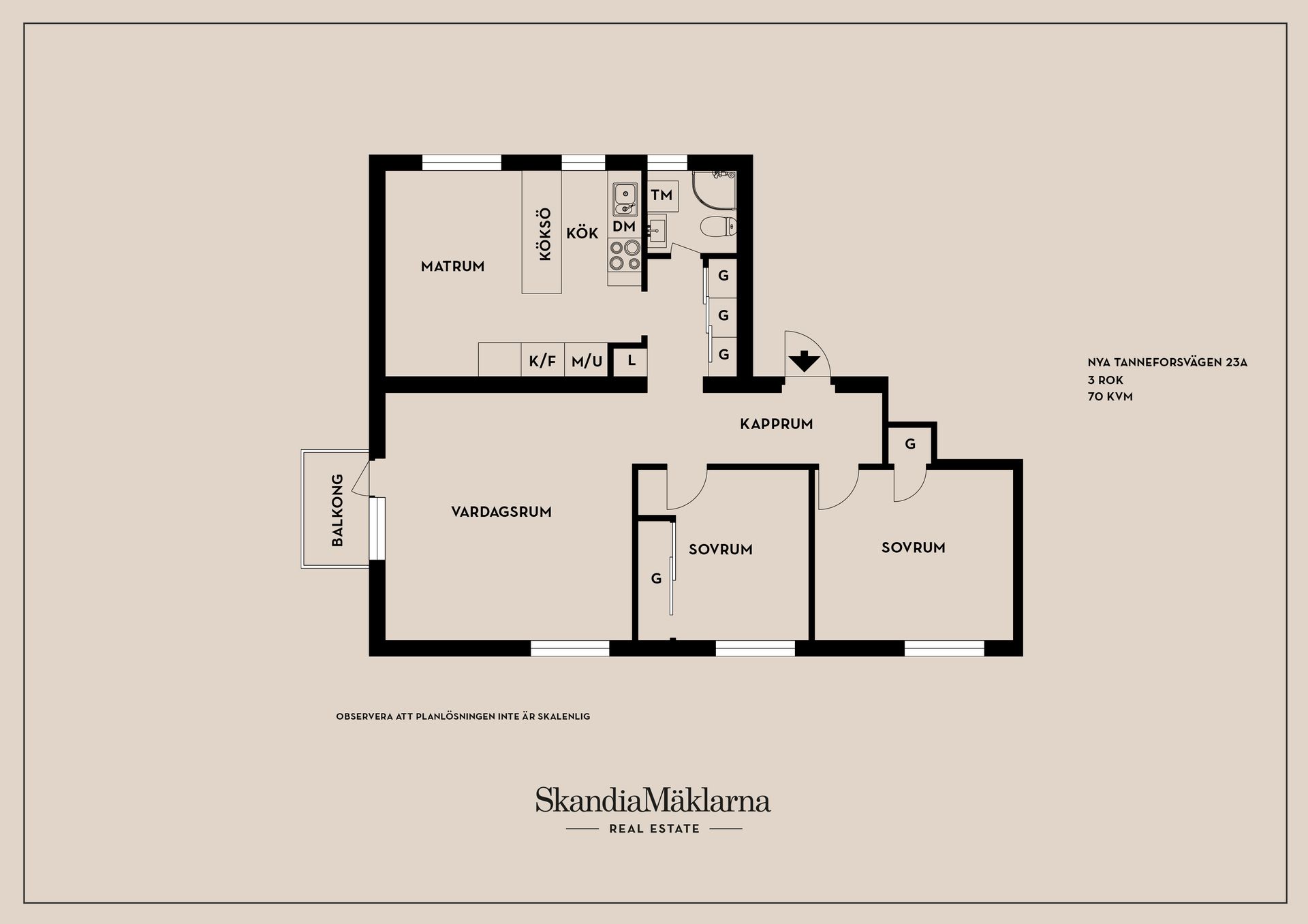 Bostadsrätt, Nya Tanneforsvägen 23A, Centralt/Tannefors, Linköping