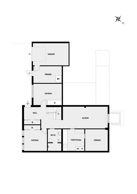 Villa, Radhus, Blockvägen 3, Vallabrink, Täby