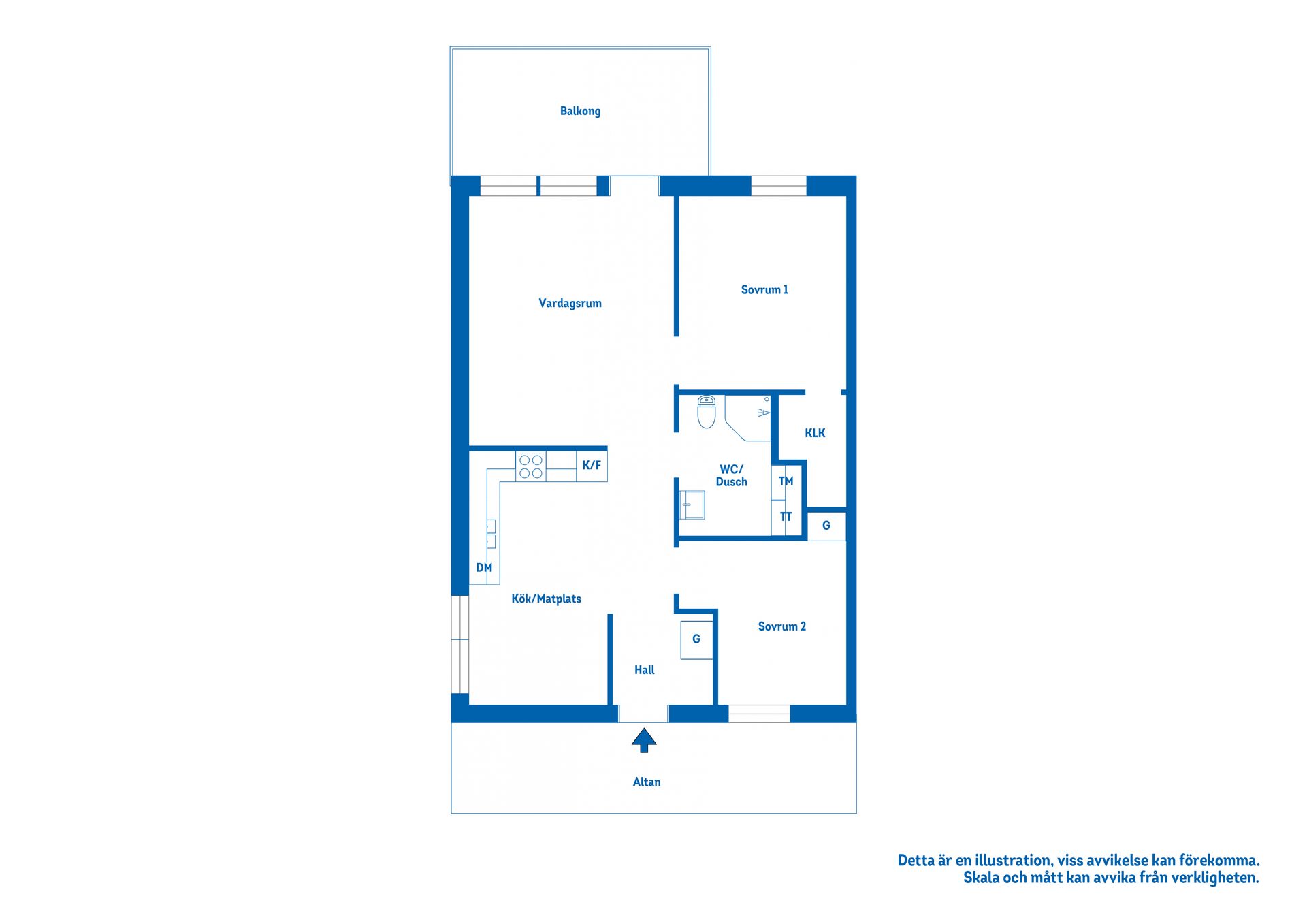 Bostadsrätt, Claestorpsvägen 2B, Katrineholm Duveholm, Katrineholm