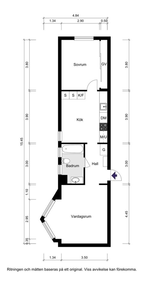 Bostadsrätt, Dalbovägen 2E, Sollentuna Centrum, Sollentuna