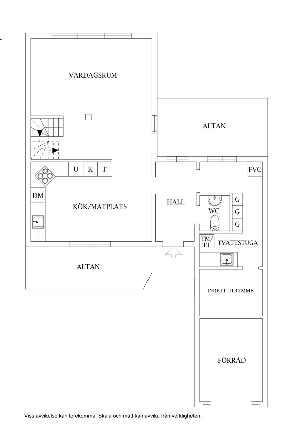 Villa, Radhus, Mårdstigen 14, Hertsön, Luleå