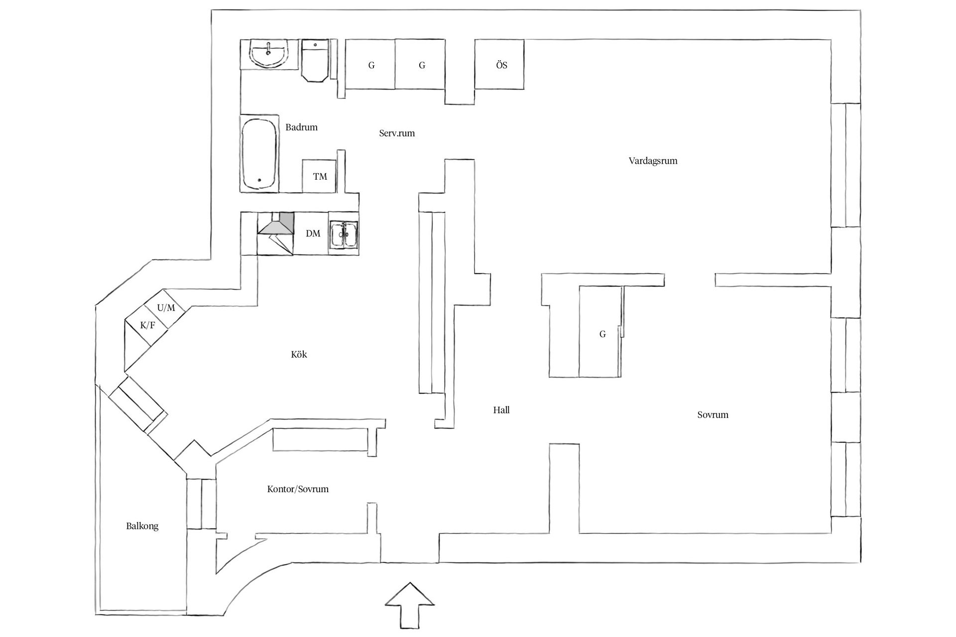 Bostadsrätt, Hedåsgatan 5A, Lorensberg, Göteborg