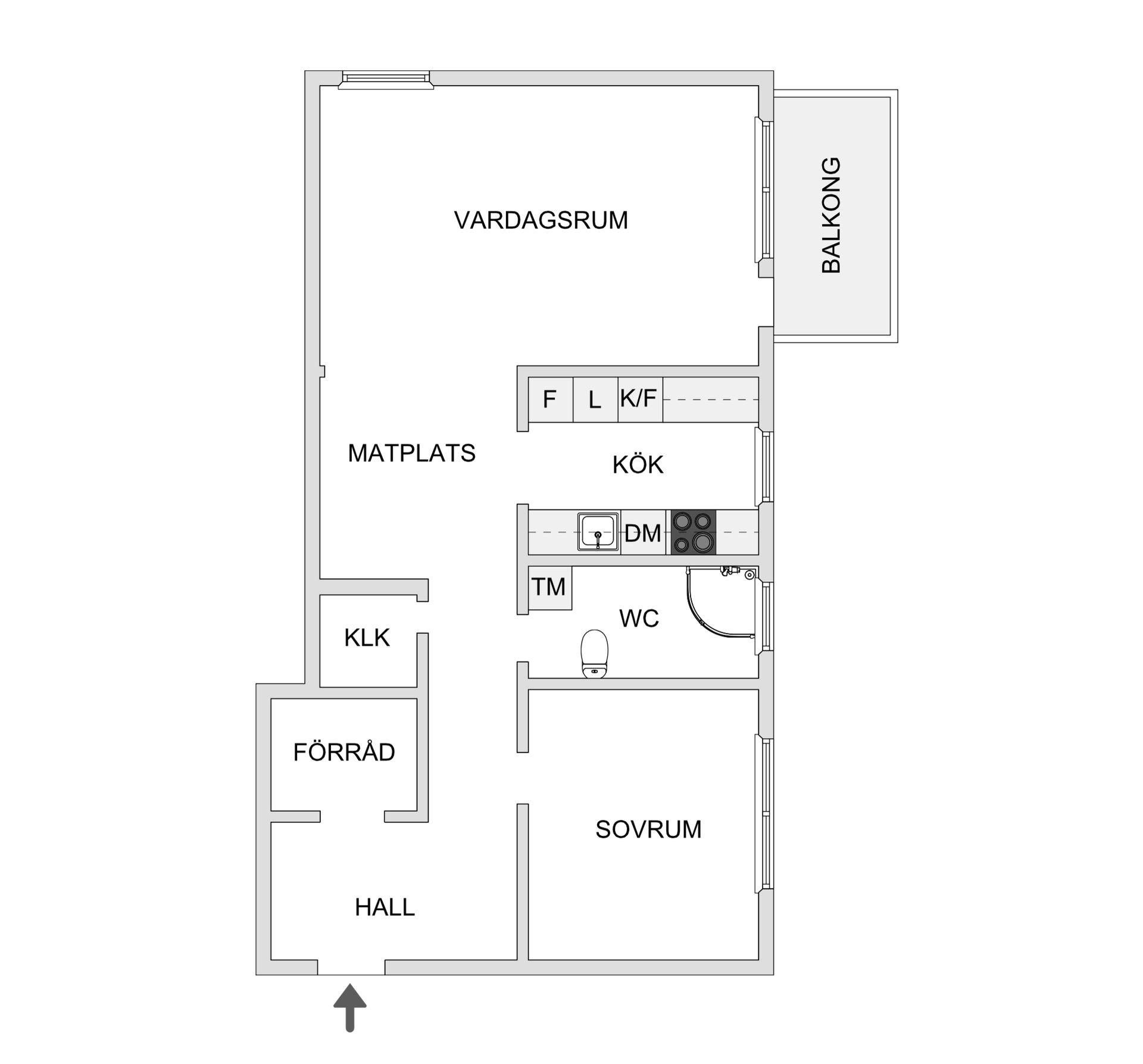 Bostadsrätt, Nyckelgatan 104, Sunnanå, Skellefteå