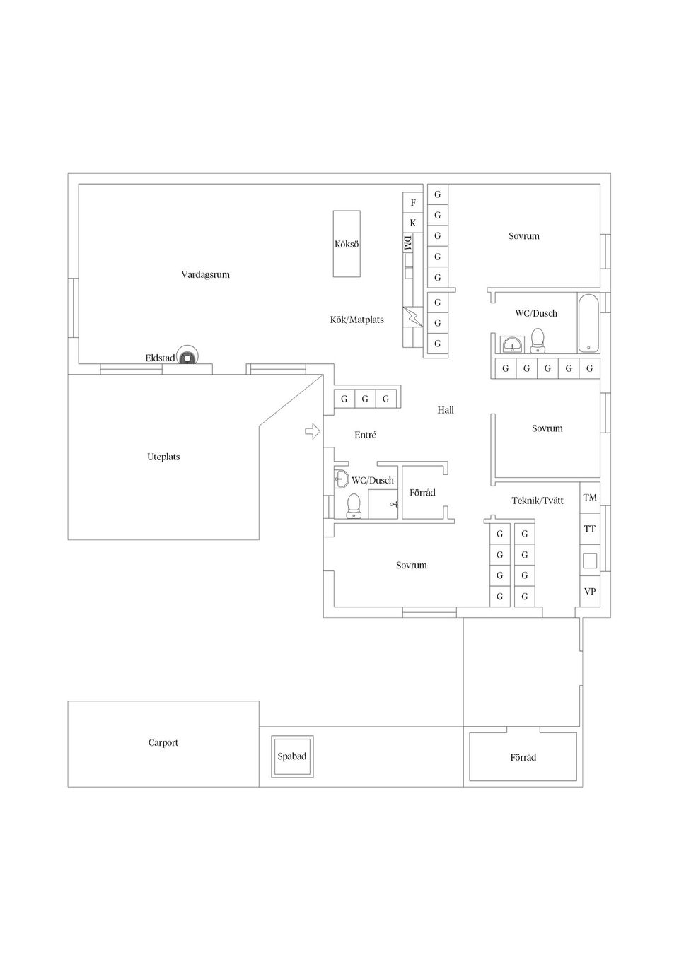 Villa, Stamvägen 5, Djurängen, Kalmar