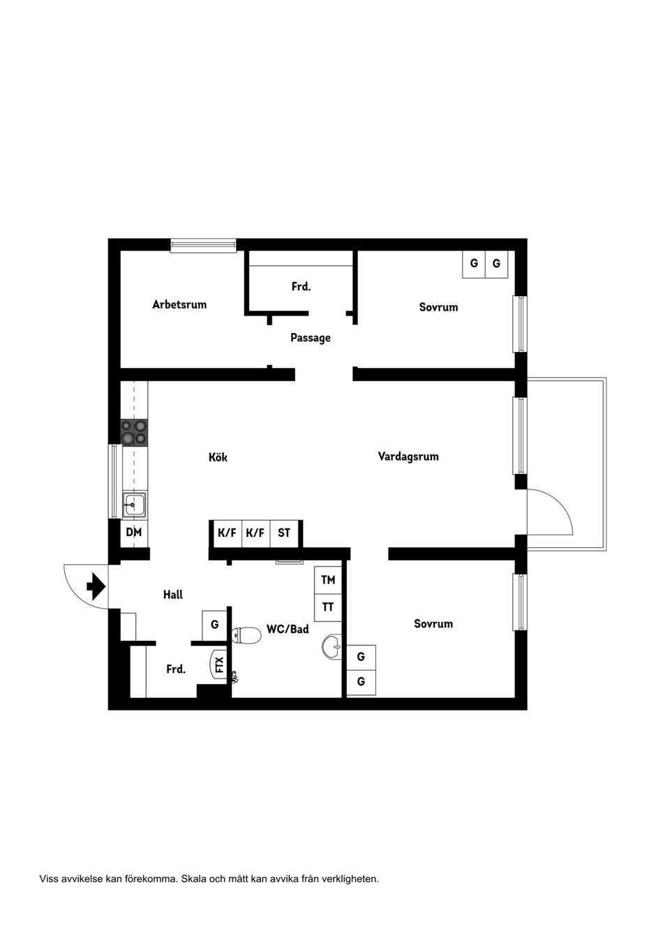 Bostadsrätt, Axel Ohlssons gata 19A, Telestad, Växjö