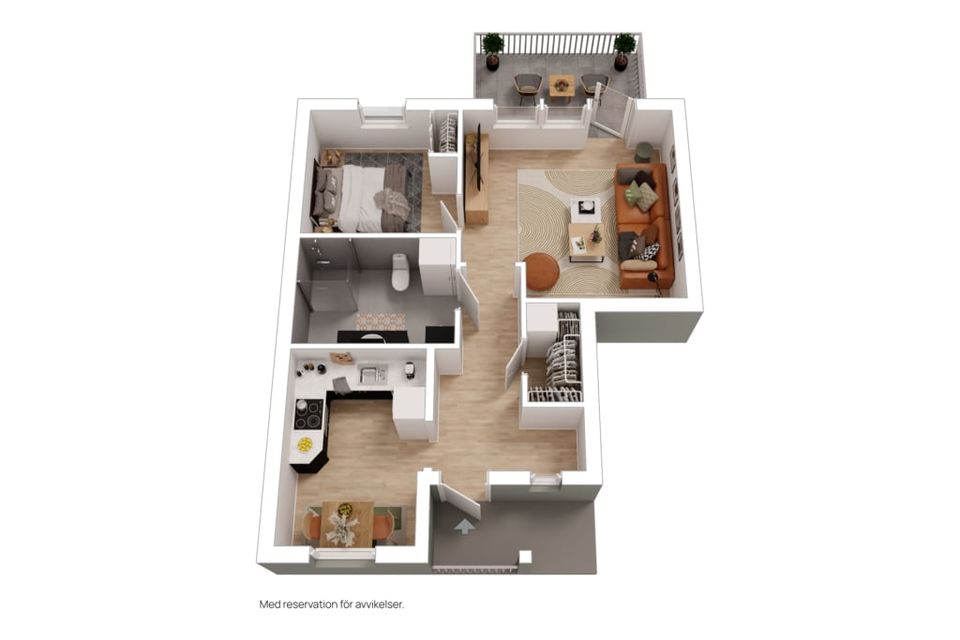 Bostadsrätt, Östergränd 8c, Östra Gärdet, Falkenberg