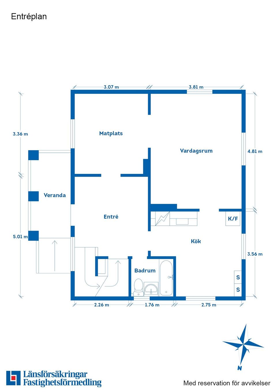 Villa, Abborrgränd 8, Hyddmarken, Motala