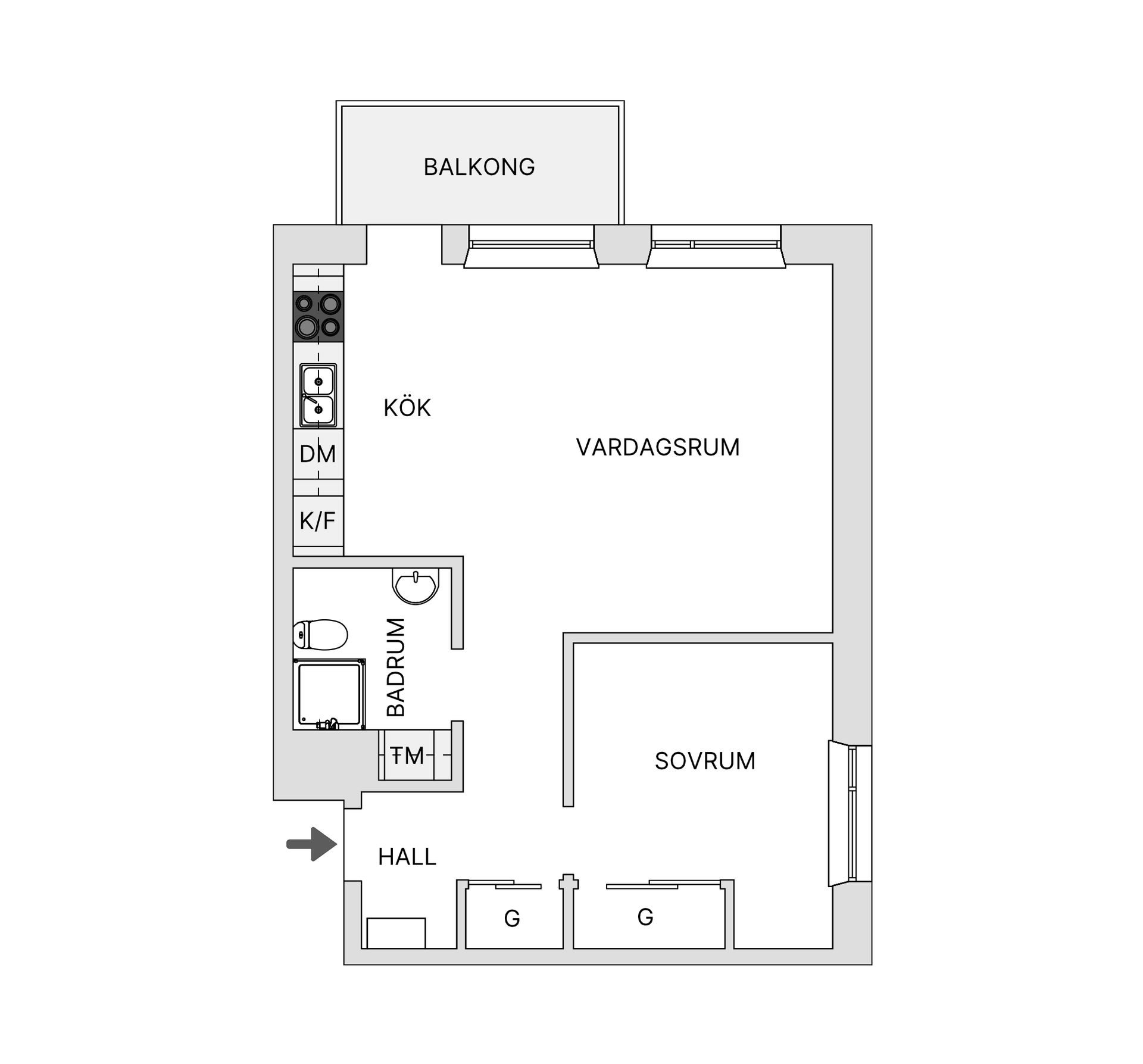 Bostadsrätt, Långströmsgatan 38D, Centrala Hisingen, Göteborg