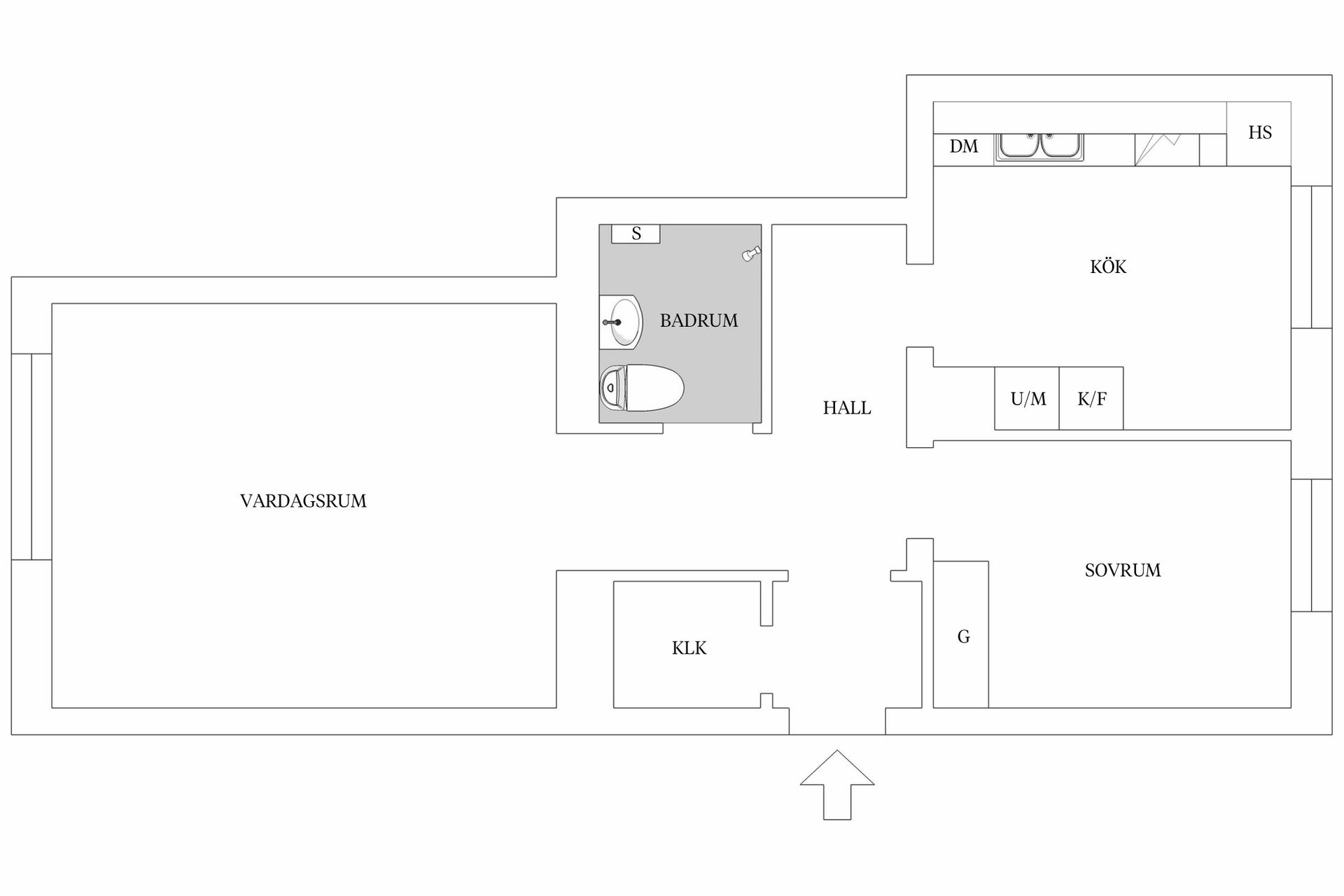 Bostadsrätt, Almbacksgatan 2C, Triangeln, Malmö