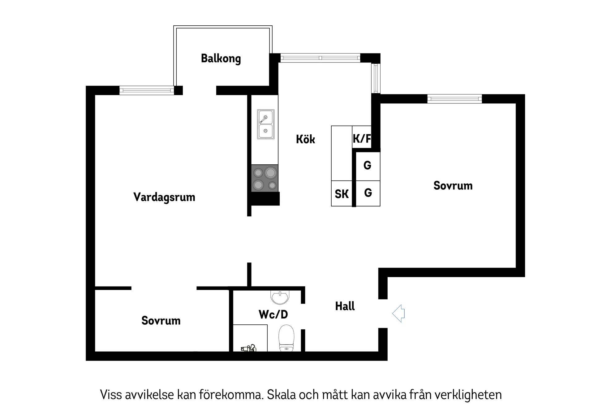 Bostadsrätt, Skytteholmsvägen 24, Solna Centrum, Solna