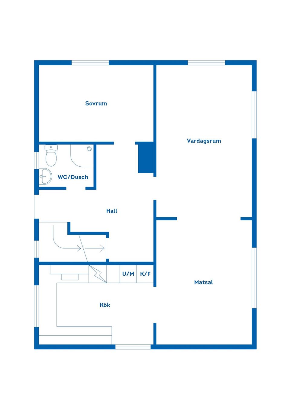 Villa, Vinkelvägen 1, Rånnaväg, Ulricehamn