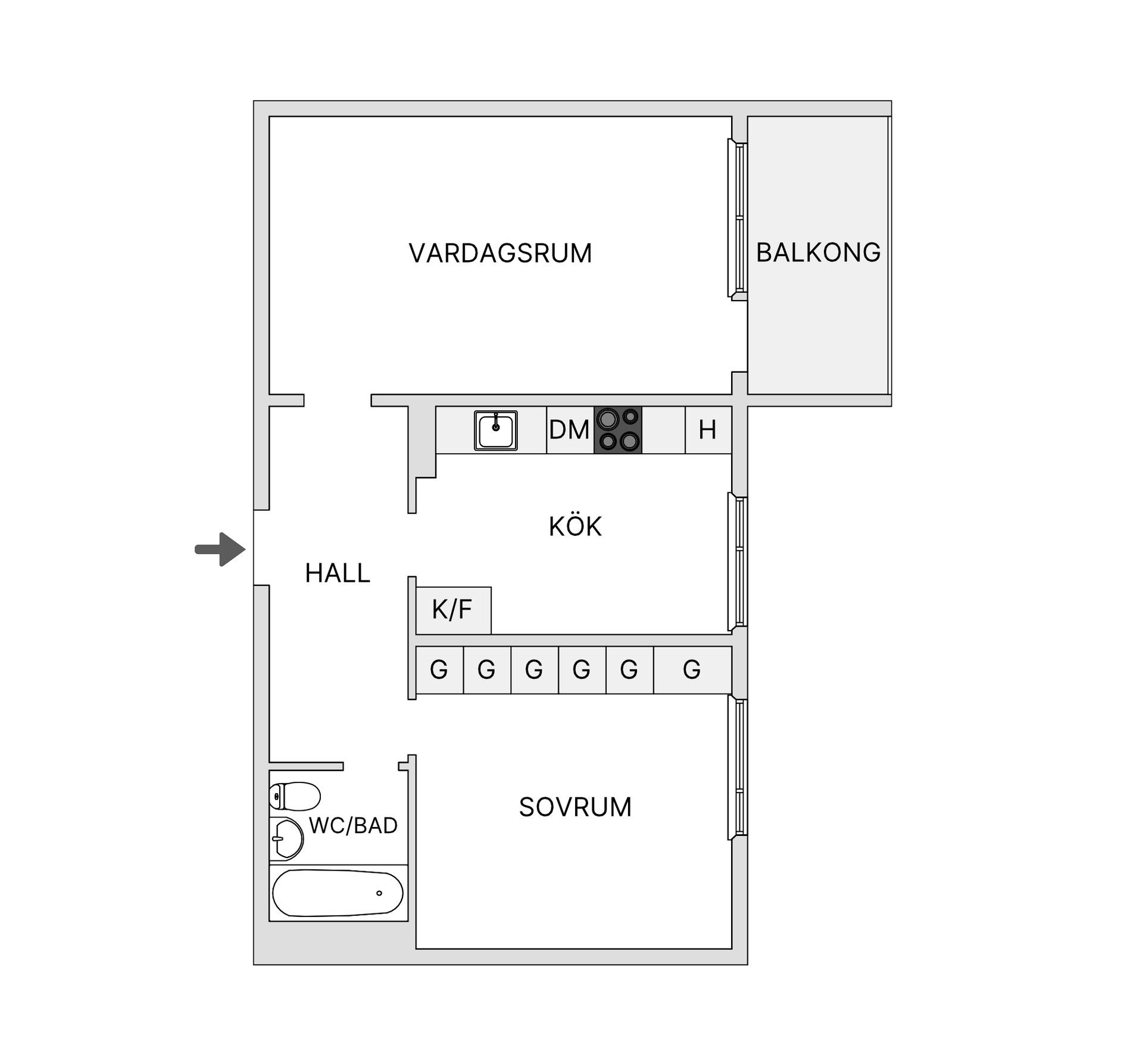Bostadsrätt, Humanistgatan 4A, Nydala, Malmö
