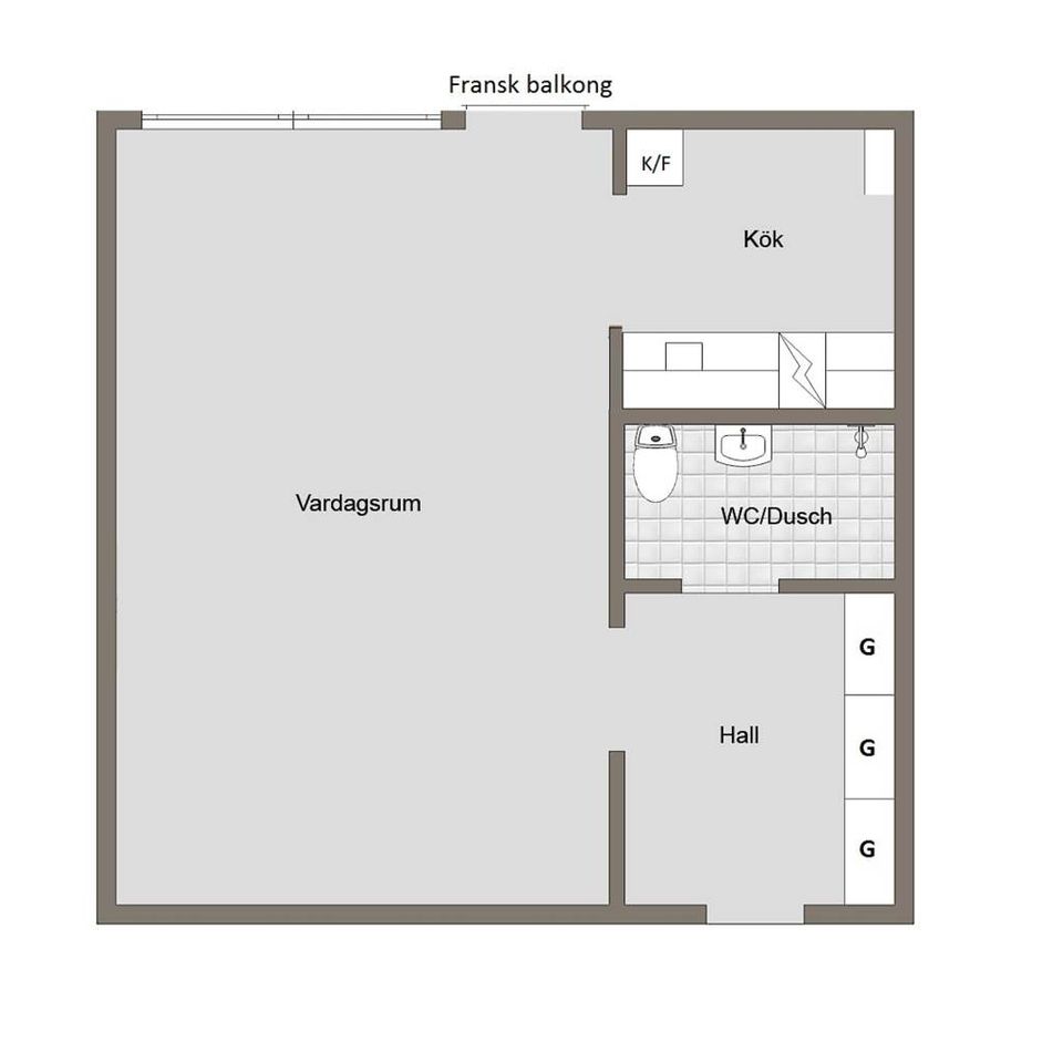 Bostadsrätt, Nygatan 38, Centralt, Linköping