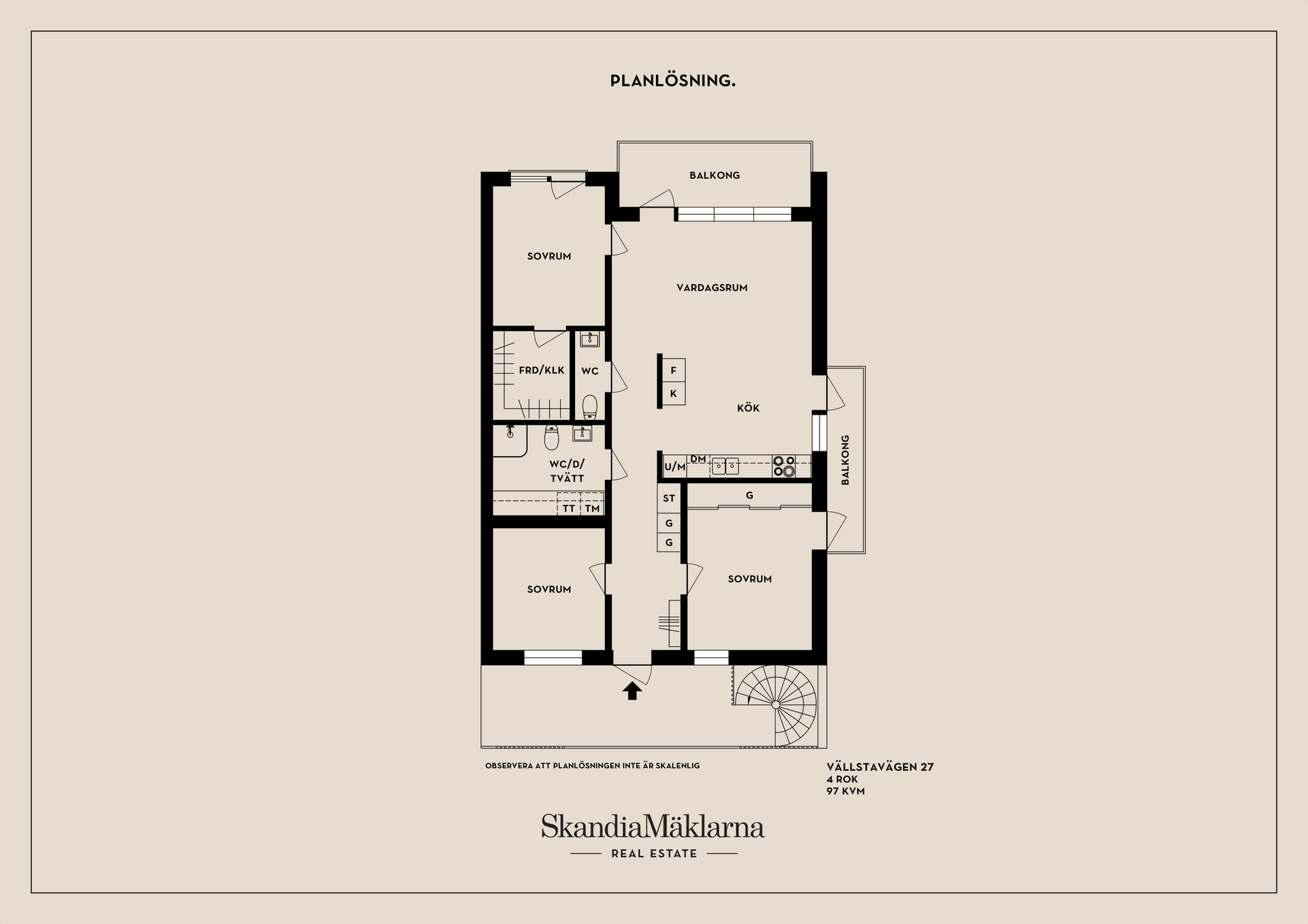 Bostadsrätt, Vällstavägen 27, Eds Allé, Upplands Väsby