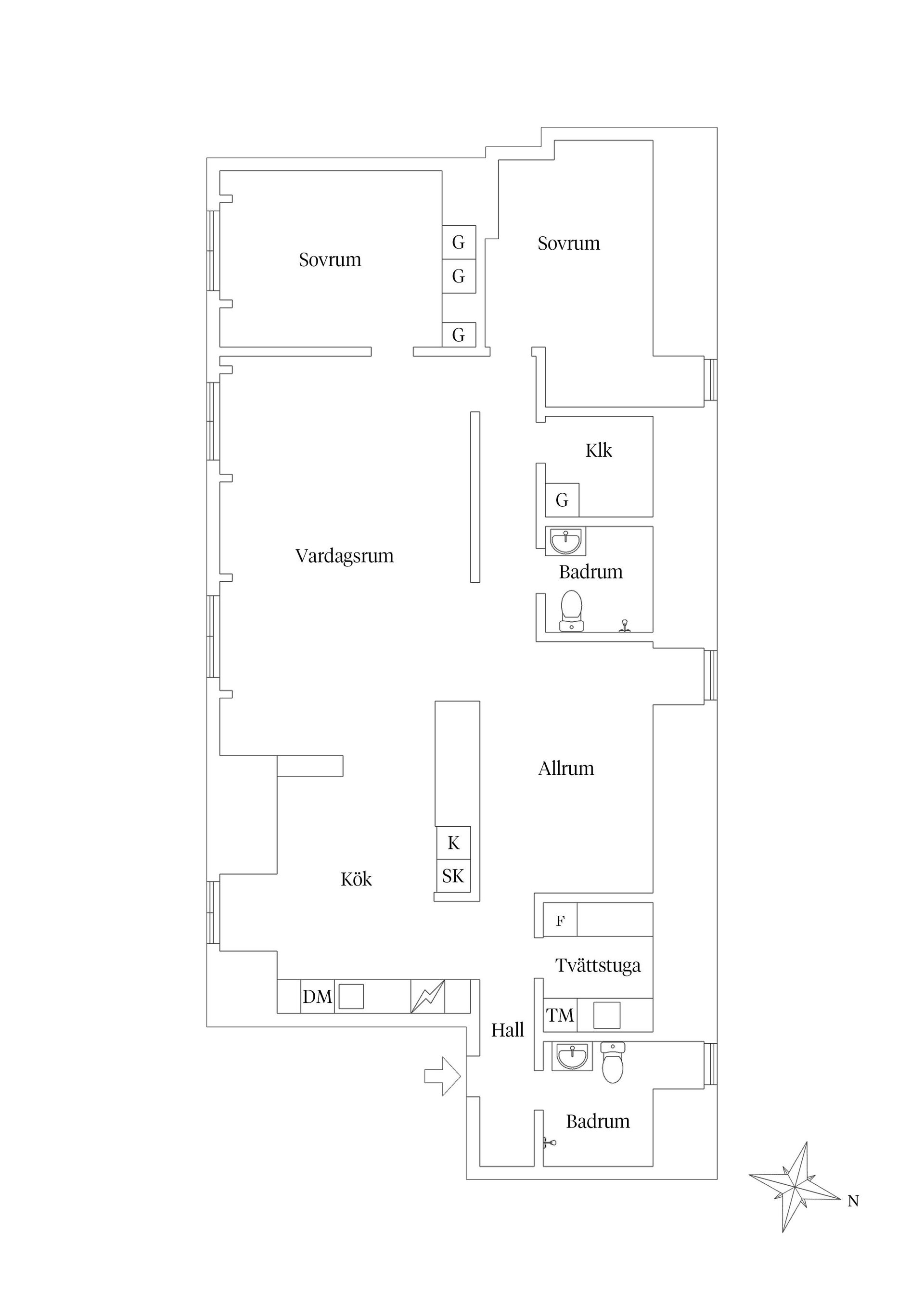 Bostadsrätt, Gråbrödragatan 13C, Vasastaden, Linköping