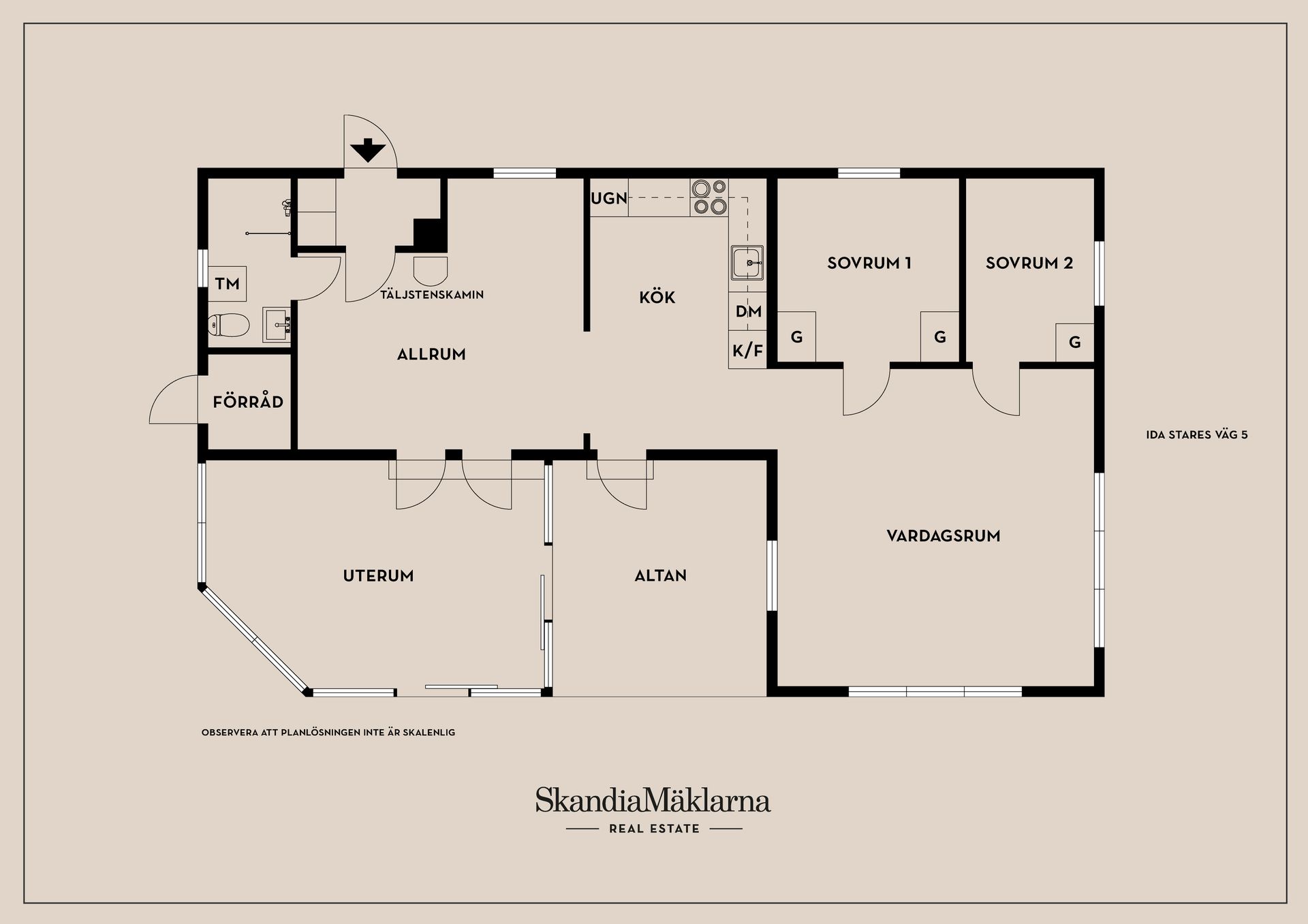 Villa, Ida Stares väg 5, Norrtälje