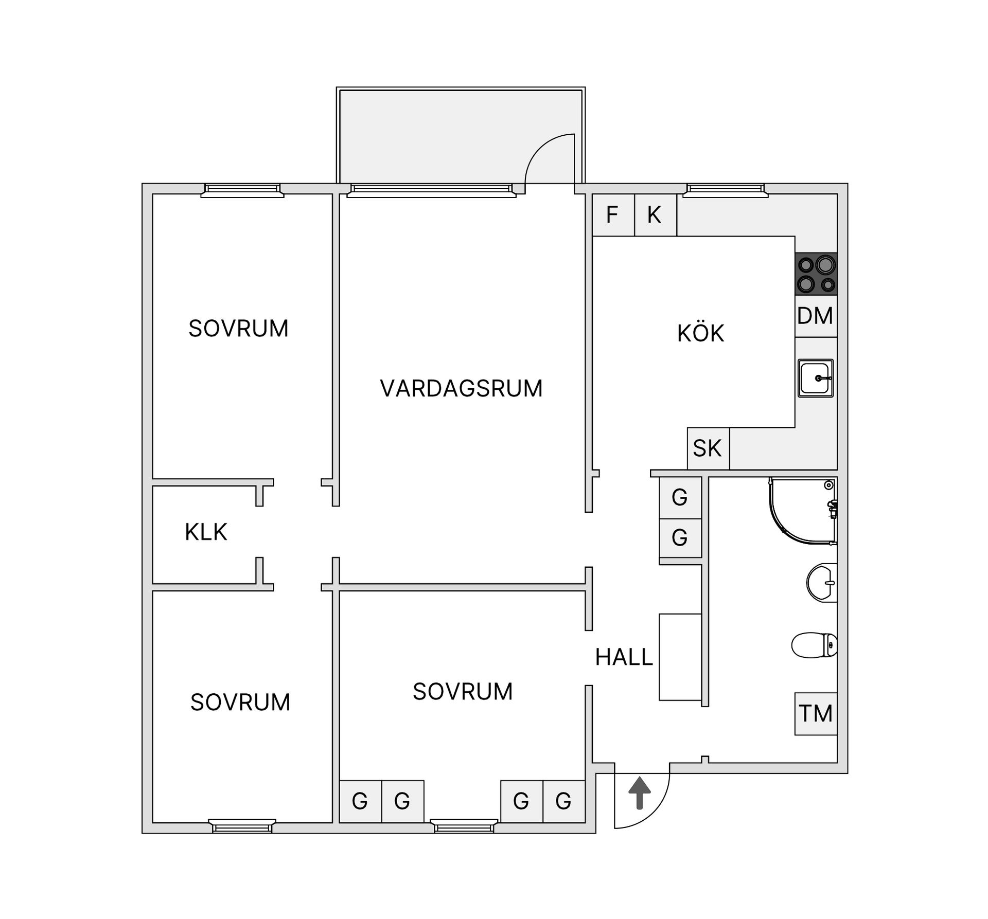 Bostadsrätt, Nordanvägen 11, Åselby, Borlänge