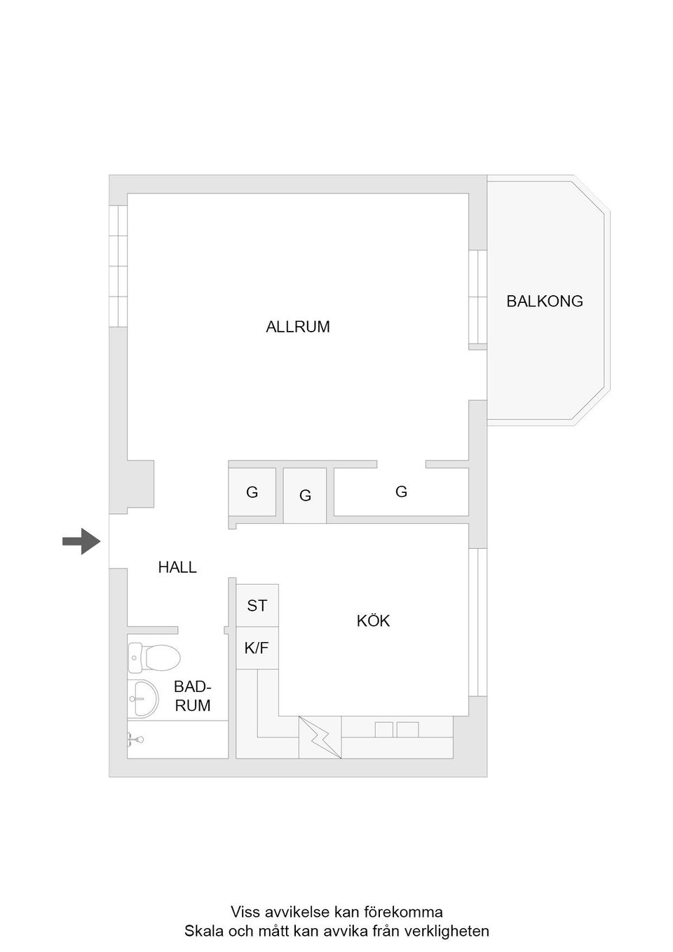 Bostadsrätt, Malmabergsgatan 79F, Haga, Västerås