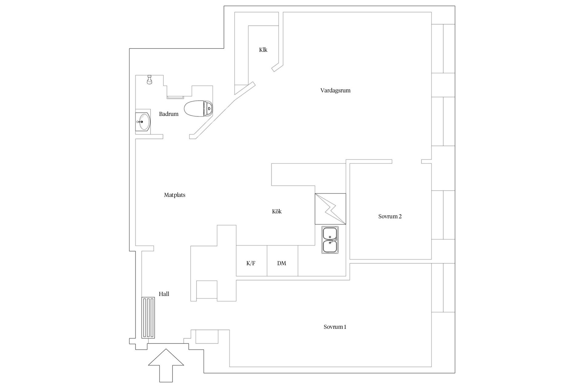 Bostadsrätt, Bergsundsgatan 21, Södermalm Högalid, Stockholm