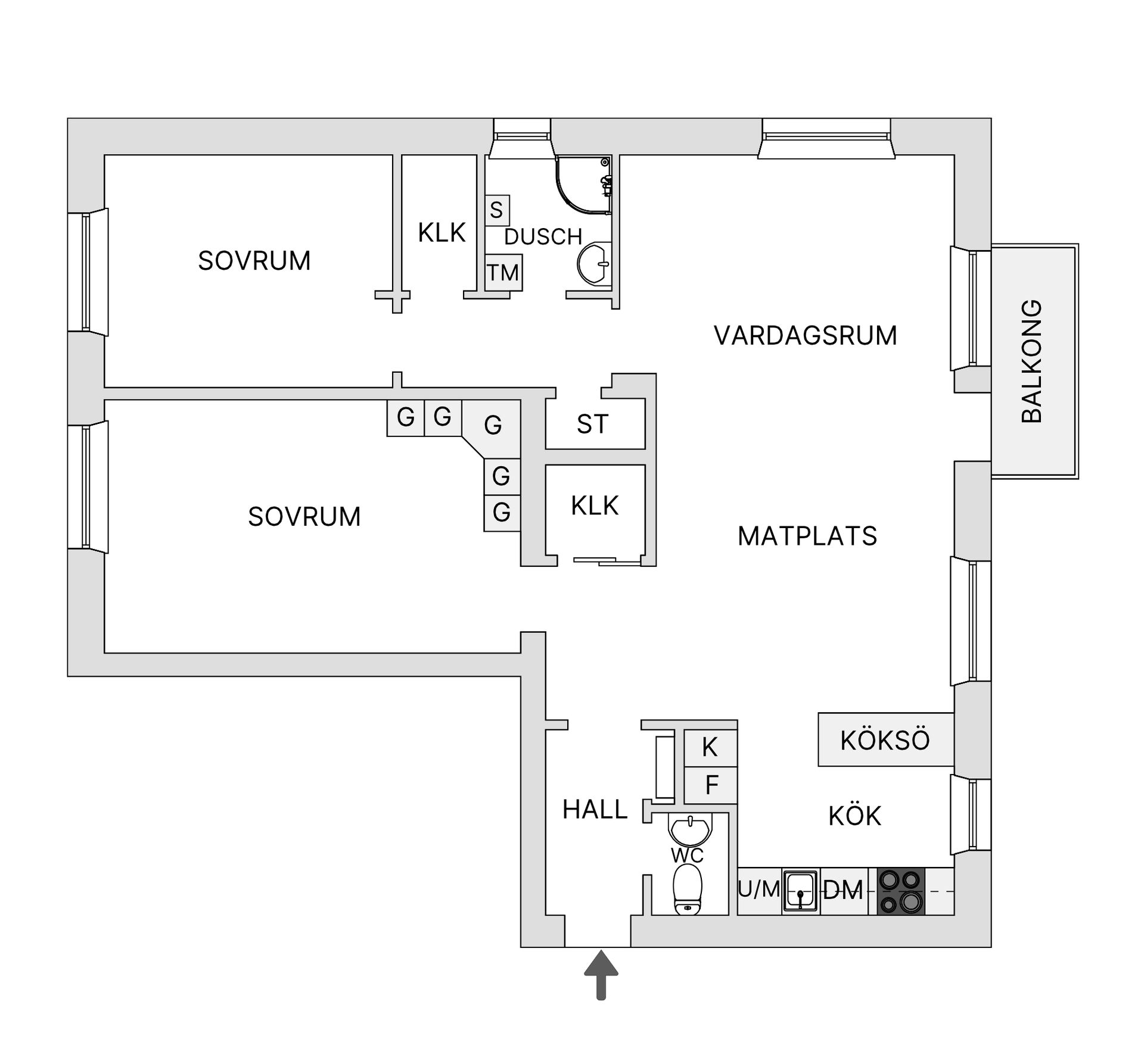 Bostadsrätt, Torstensonsgatan 5, Nedre Norrmalm, Borås