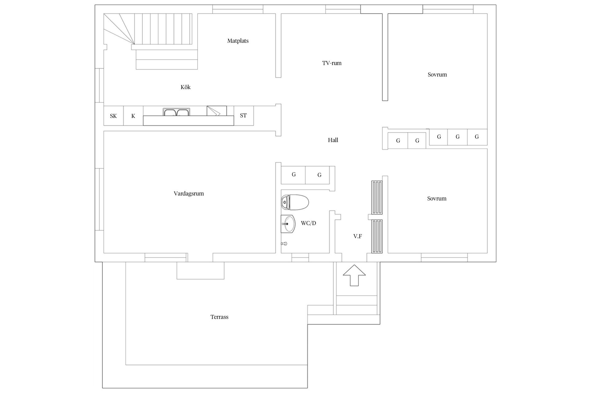 Villa, Backagatan 7, Borrby, Simrishamn