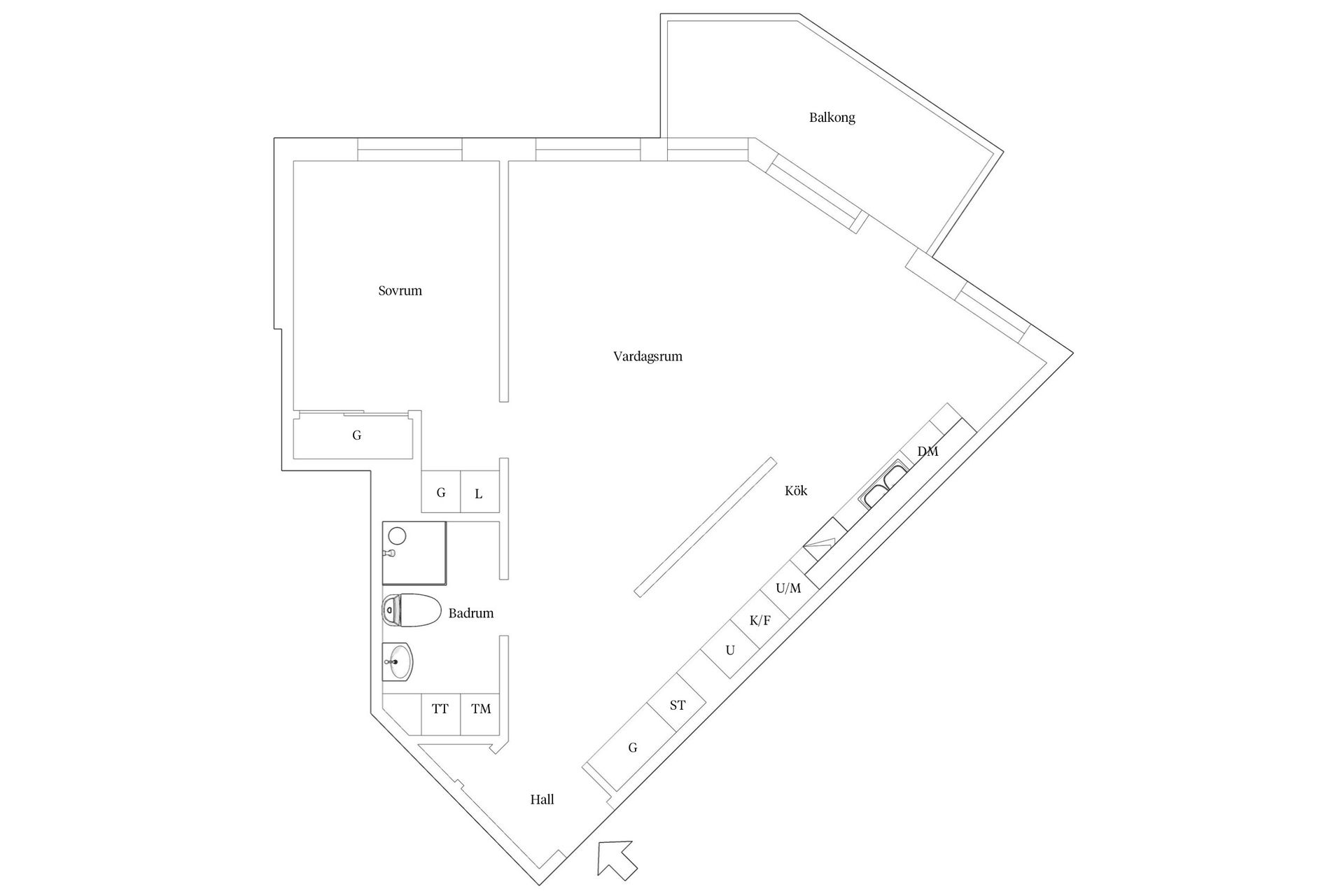 Bostadsrätt, Hamntorget 2C, Lomma - Centralt, Lomma