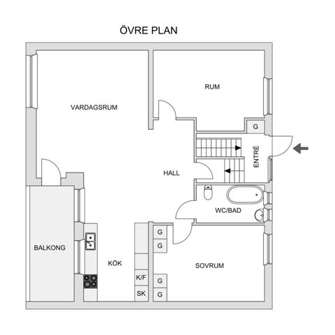 Bostadsrätt, Radhus, Hästhagsterrassen 16, Gustavsberg Hästhagen, Värmdö