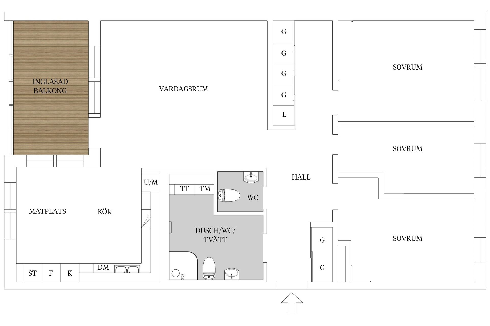Bostadsrätt, Lillsjöplan 8B, City - Atollen, Jönköping