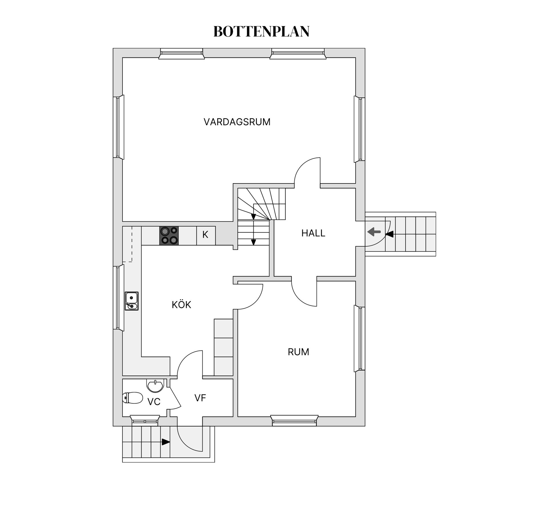 Villa, Rödjevägen 12-23, Sjöbo Ryggorna, Sjöbo