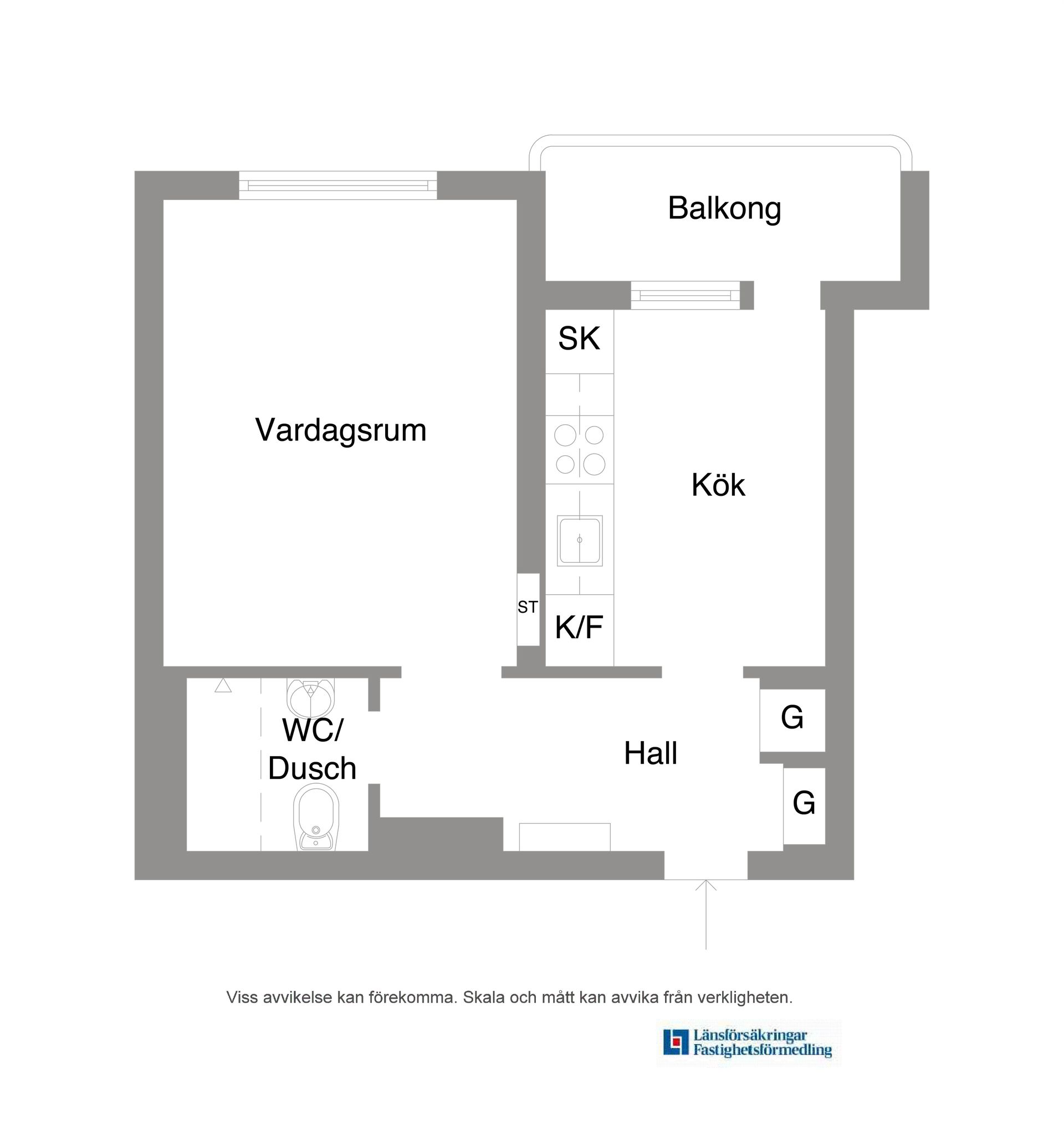 Bostadsrätt, Kronvägen 26B, Jakobsberg, Västerås