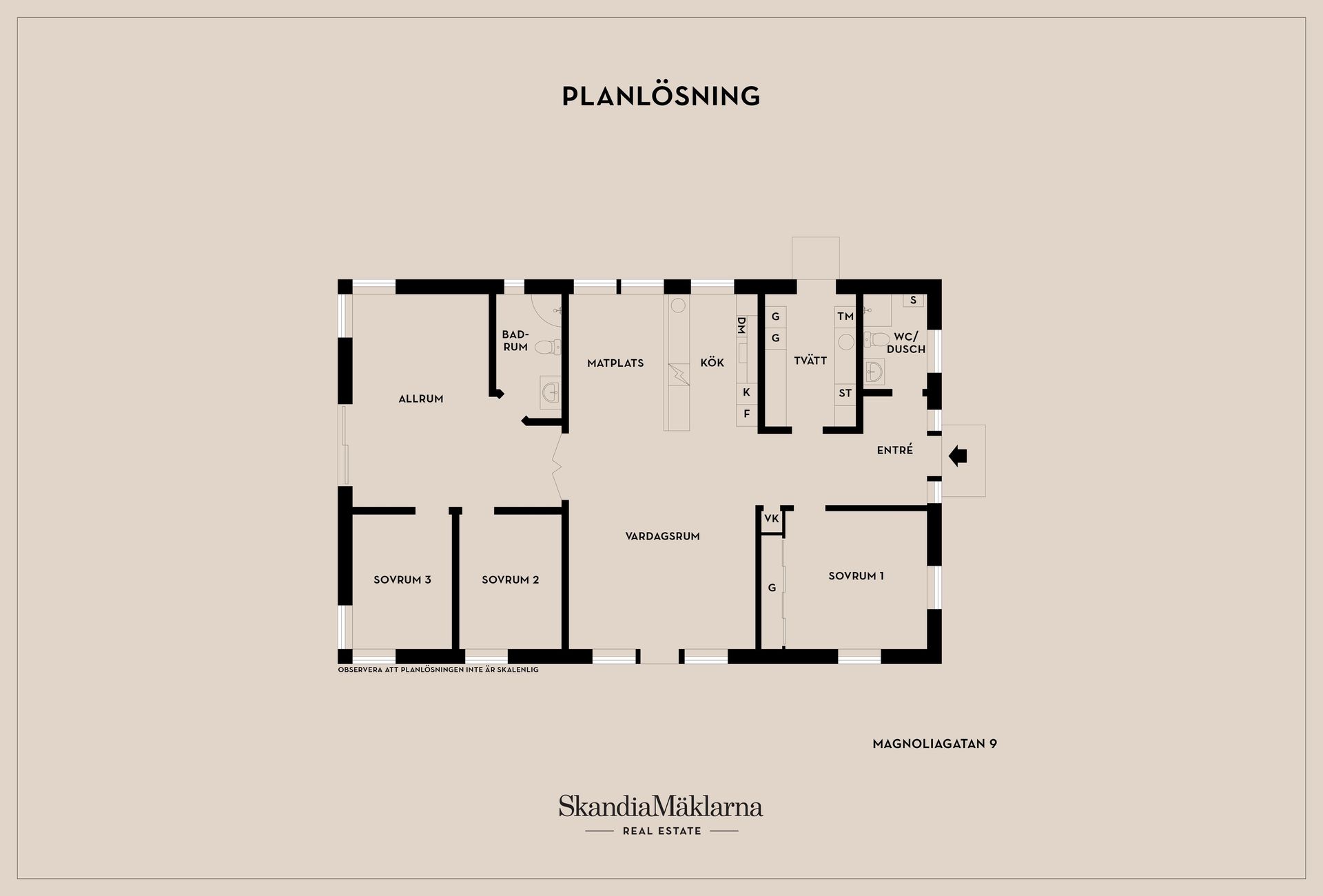 Villa, Magnoliagatan 9, Kävlinge