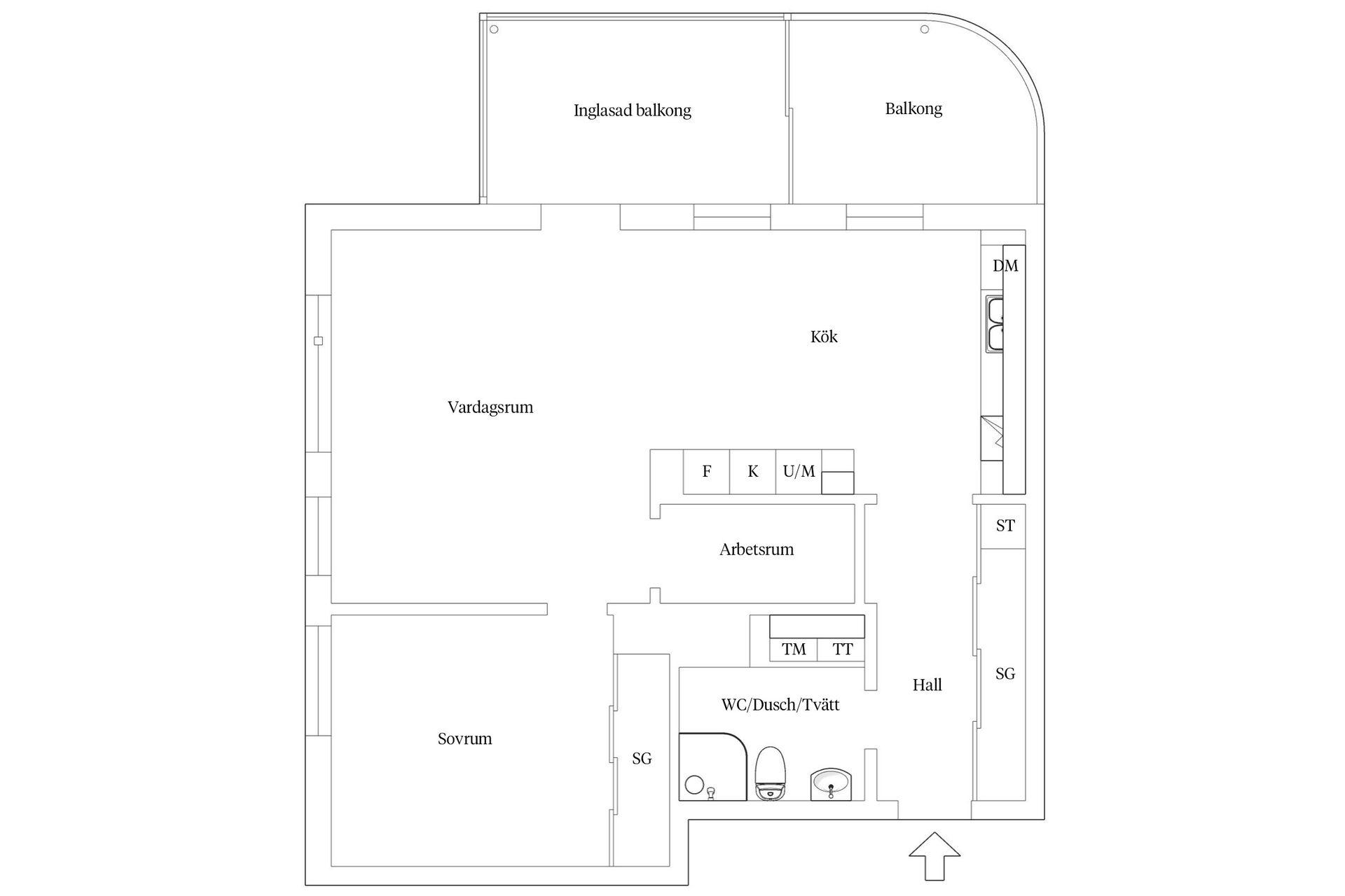 Bostadsrätt, Cementgatan 3, Skeppsbron, Jönköping