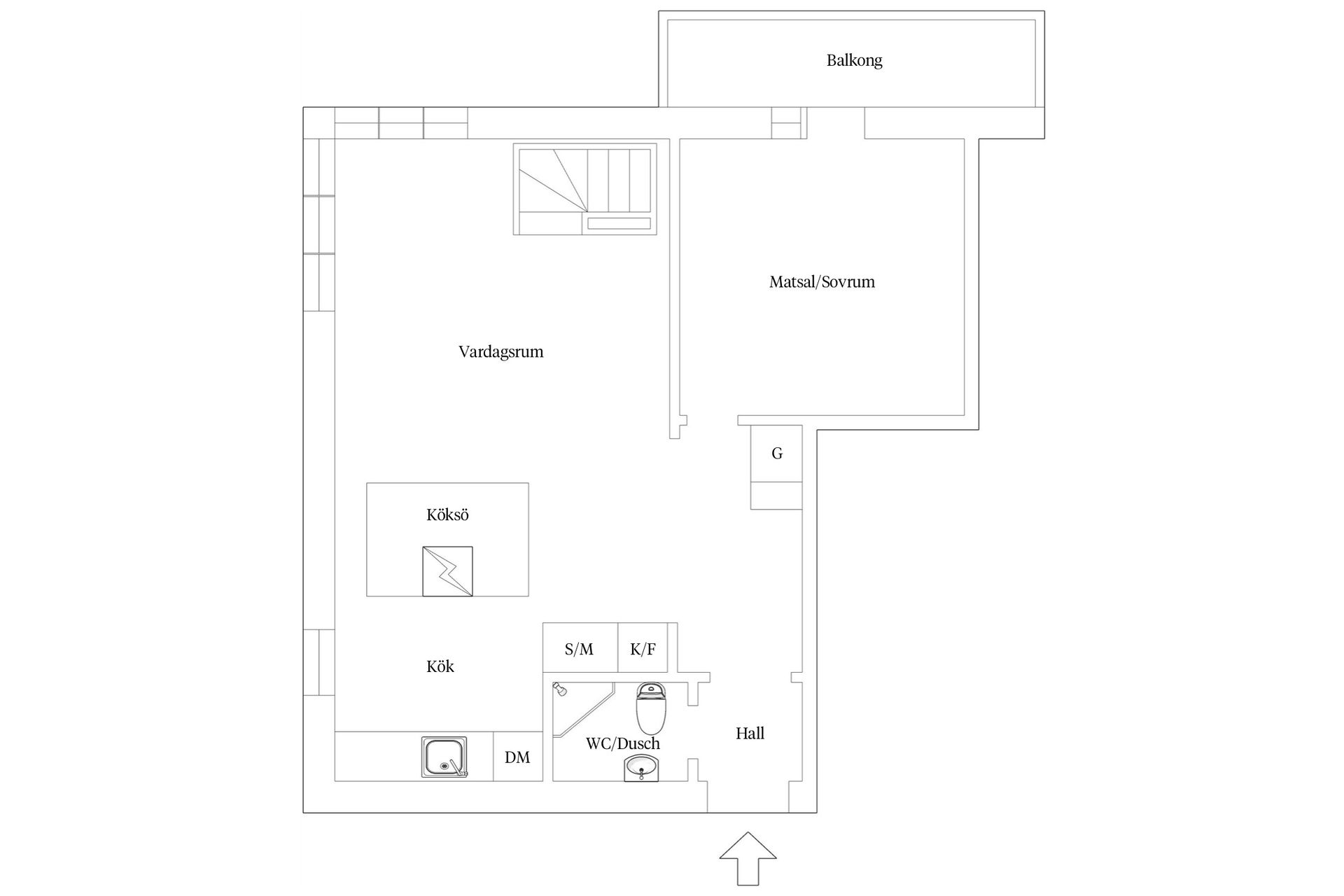 Bostadsrätt, Döbelnsgatan 7, Norrmalm, Borås