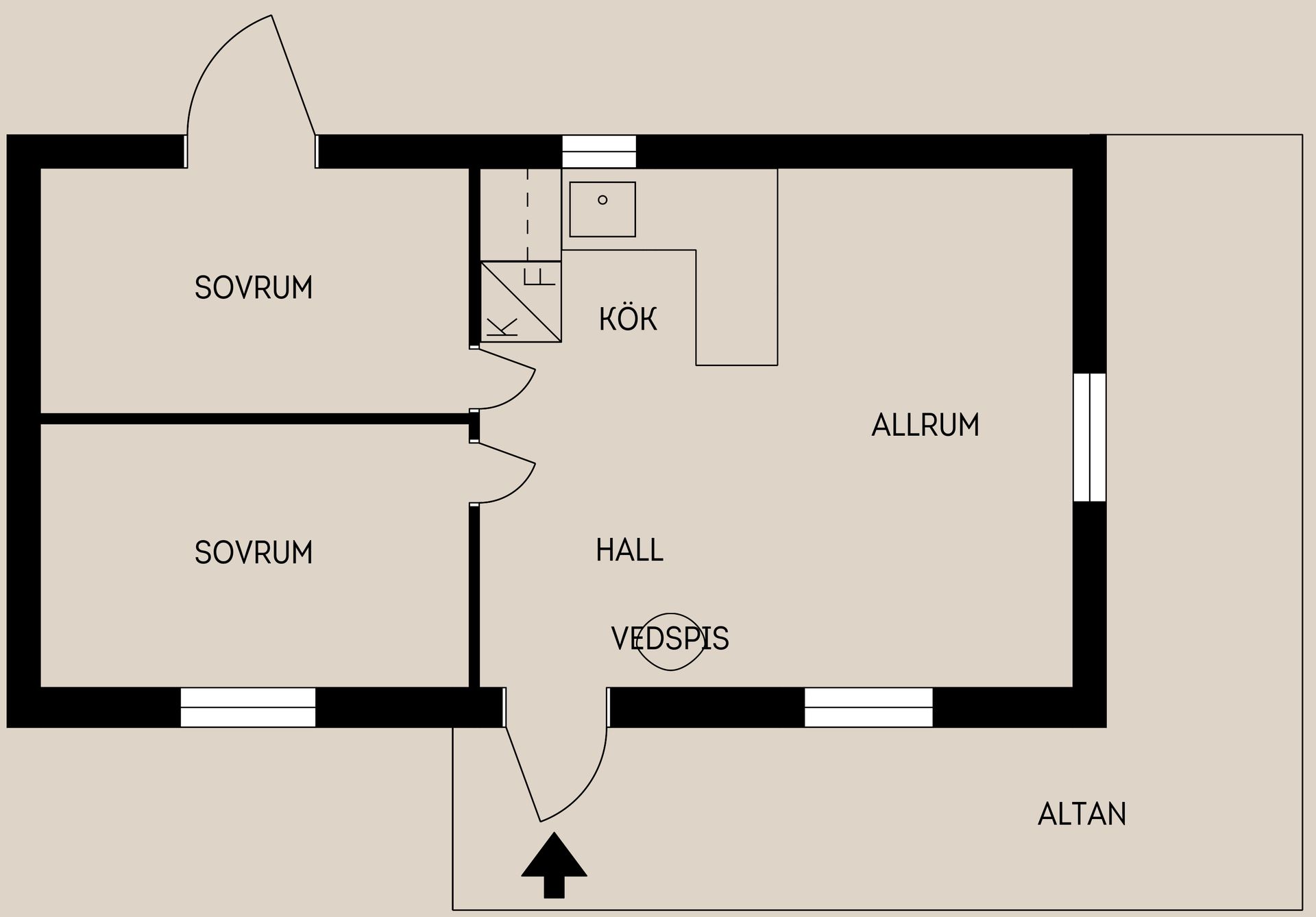 Fritidshus, Olsbäcken 6, Långsand, Älvkarleby