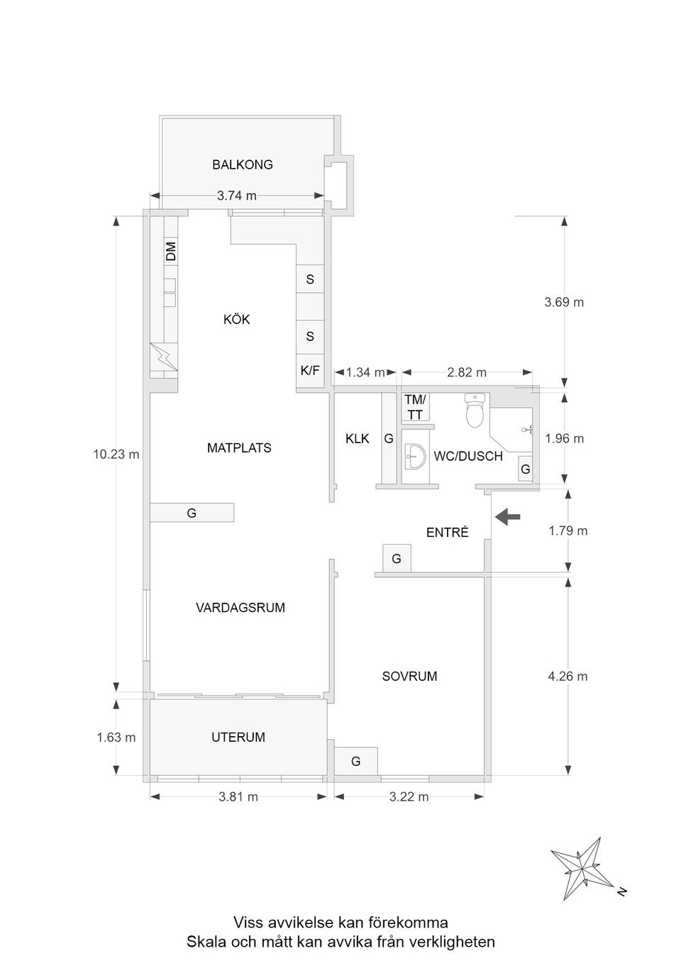 Bostadsrätt, Strandgatan 73, Centrum, Kungälv