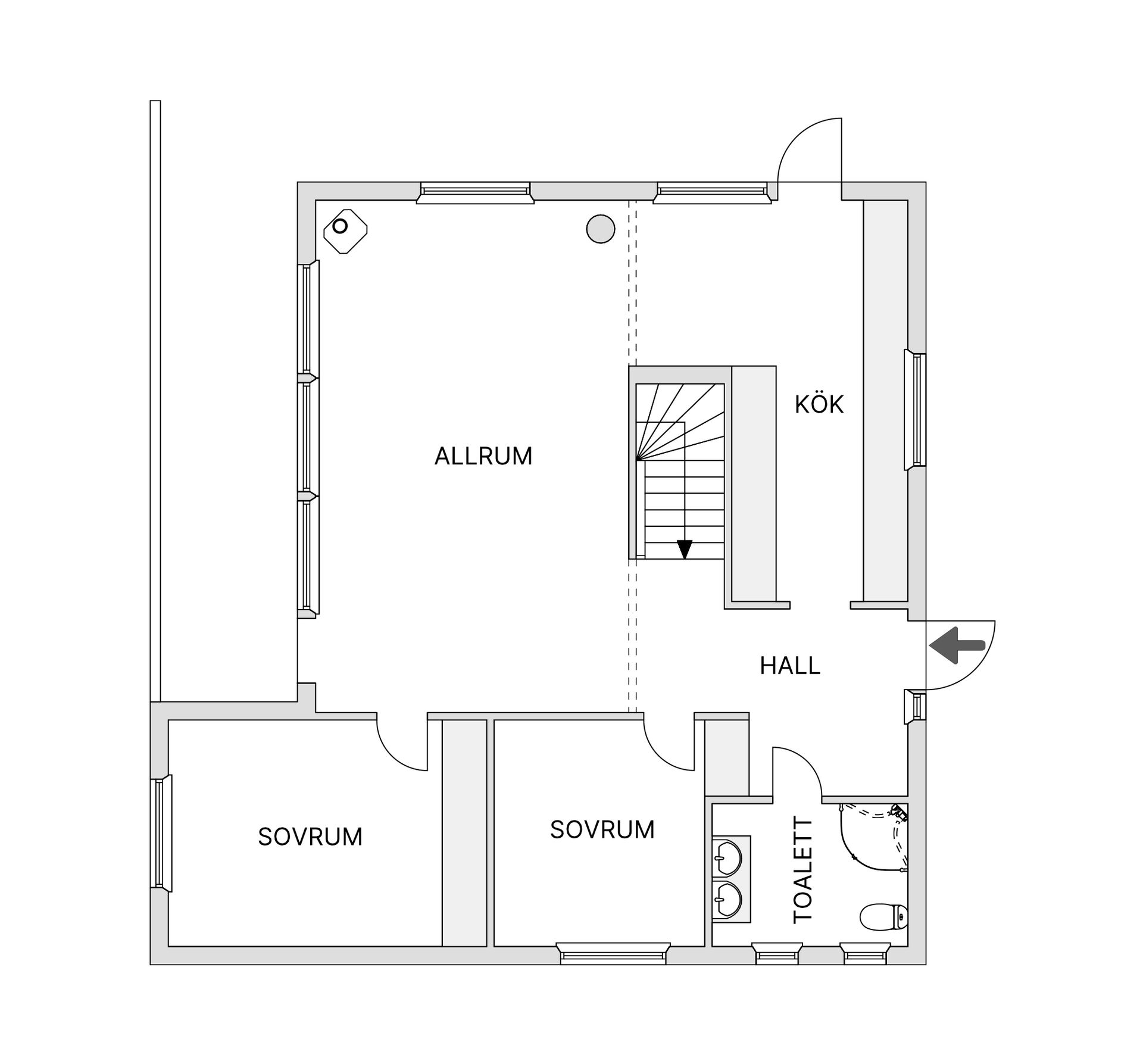 Villa, Svenskeskärsvägen 12, Onsala - Sönnerbergen / Häcklehagen, Kungsbacka