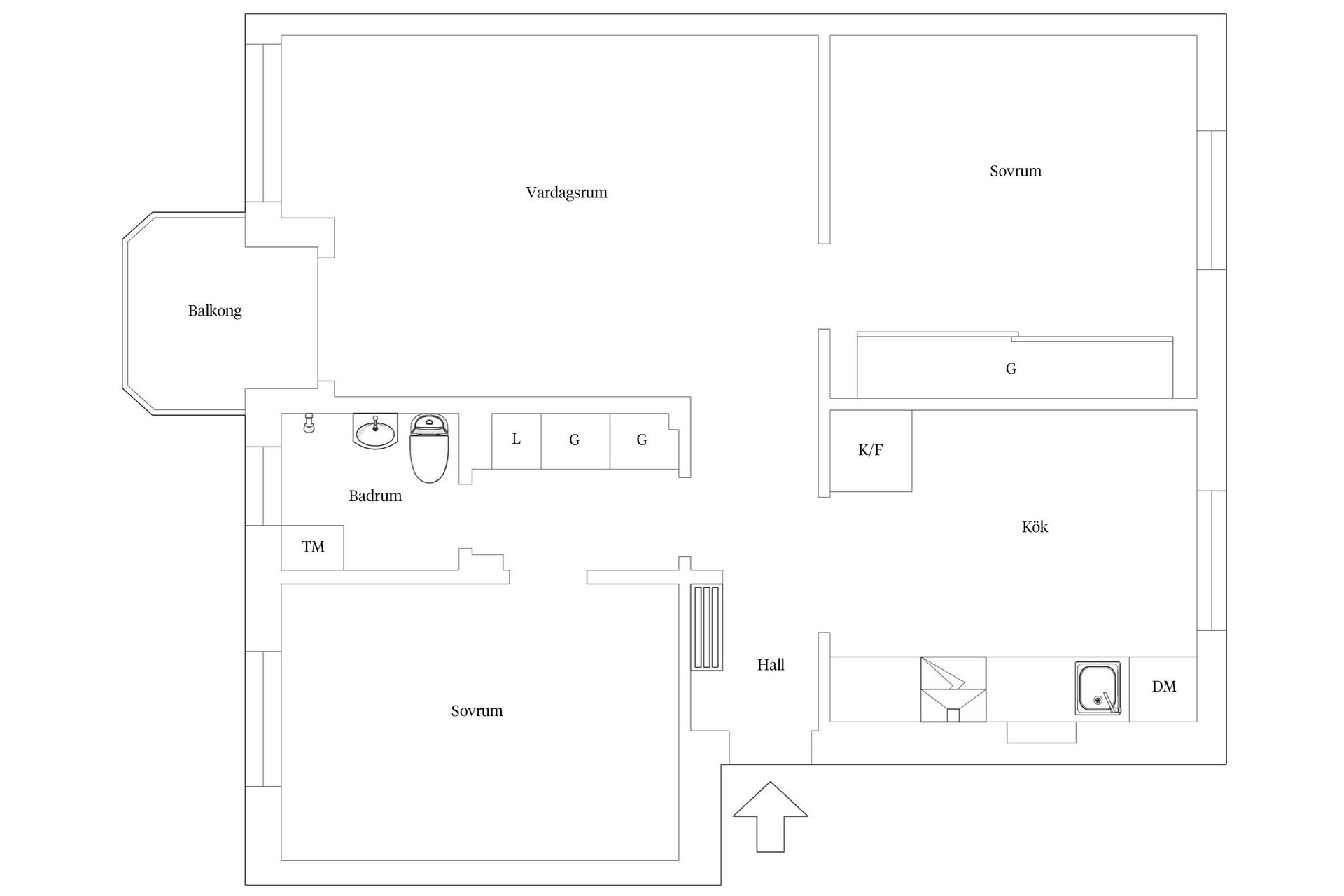 Bostadsrätt, Paternostervägen 56, 2 tr, Hammarbyhöjden, Stockholm